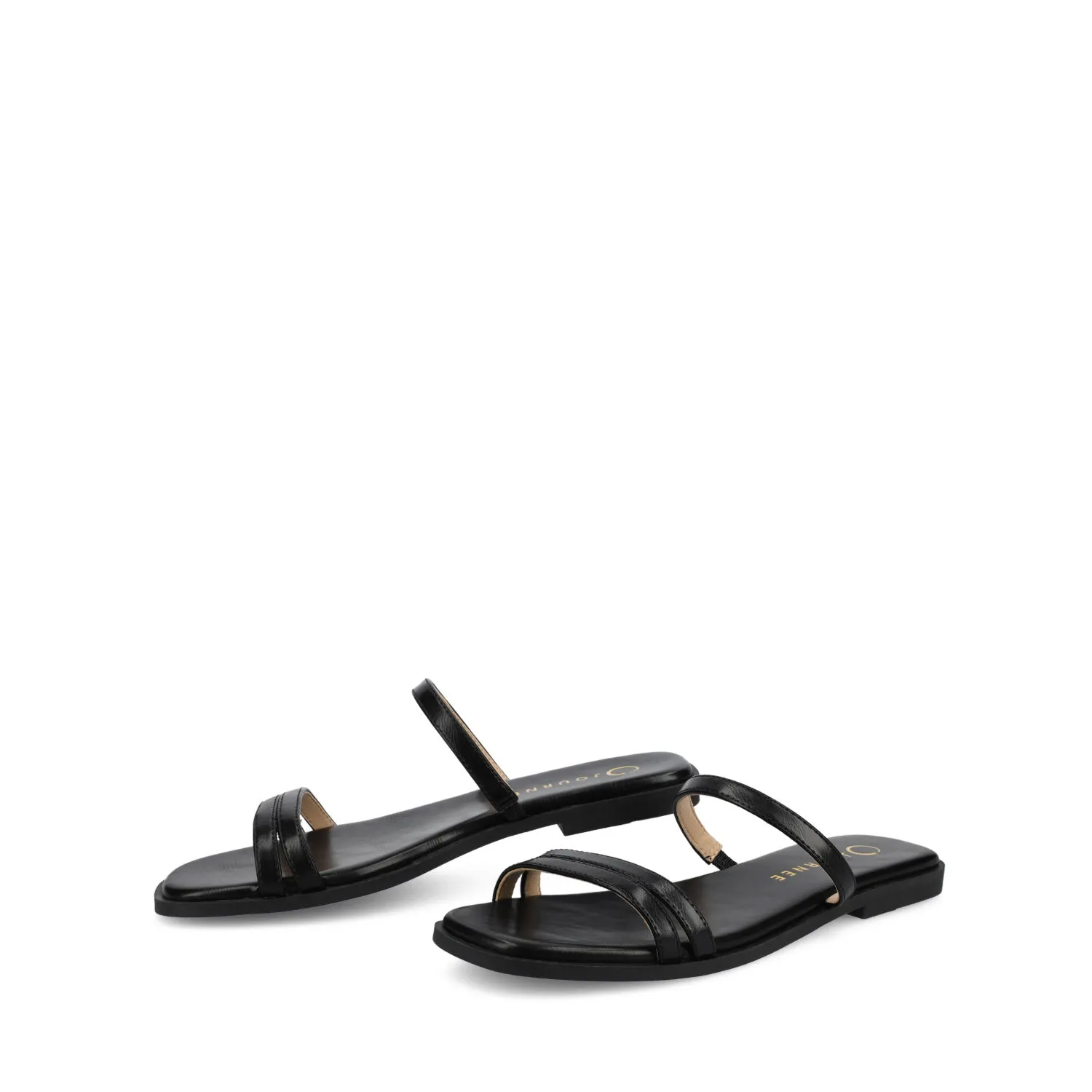 BRISA SLIDE SANDALS IN FAUX LEATHER zen feel