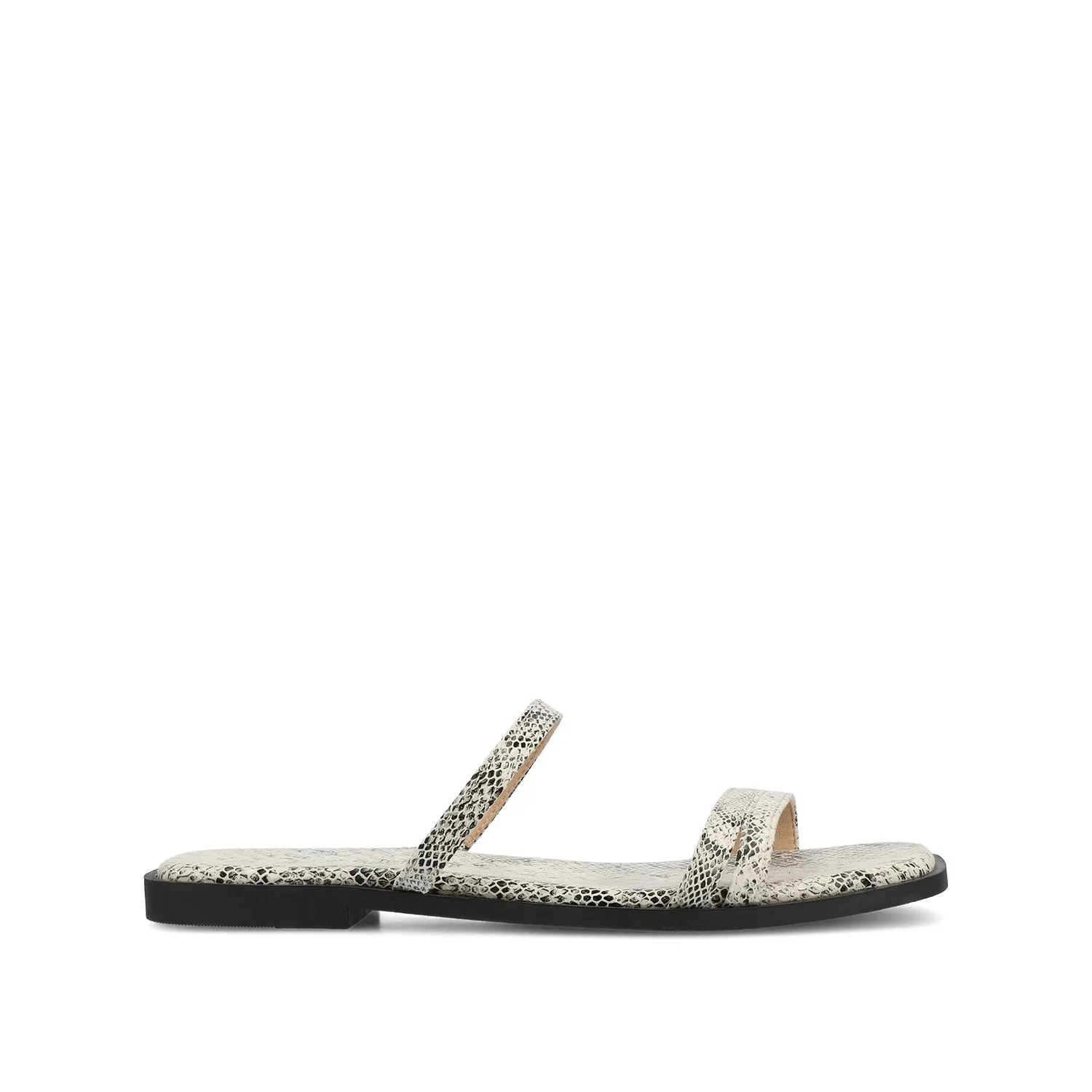 BRISA SLIDE SANDALS IN FAUX LEATHER zen feel