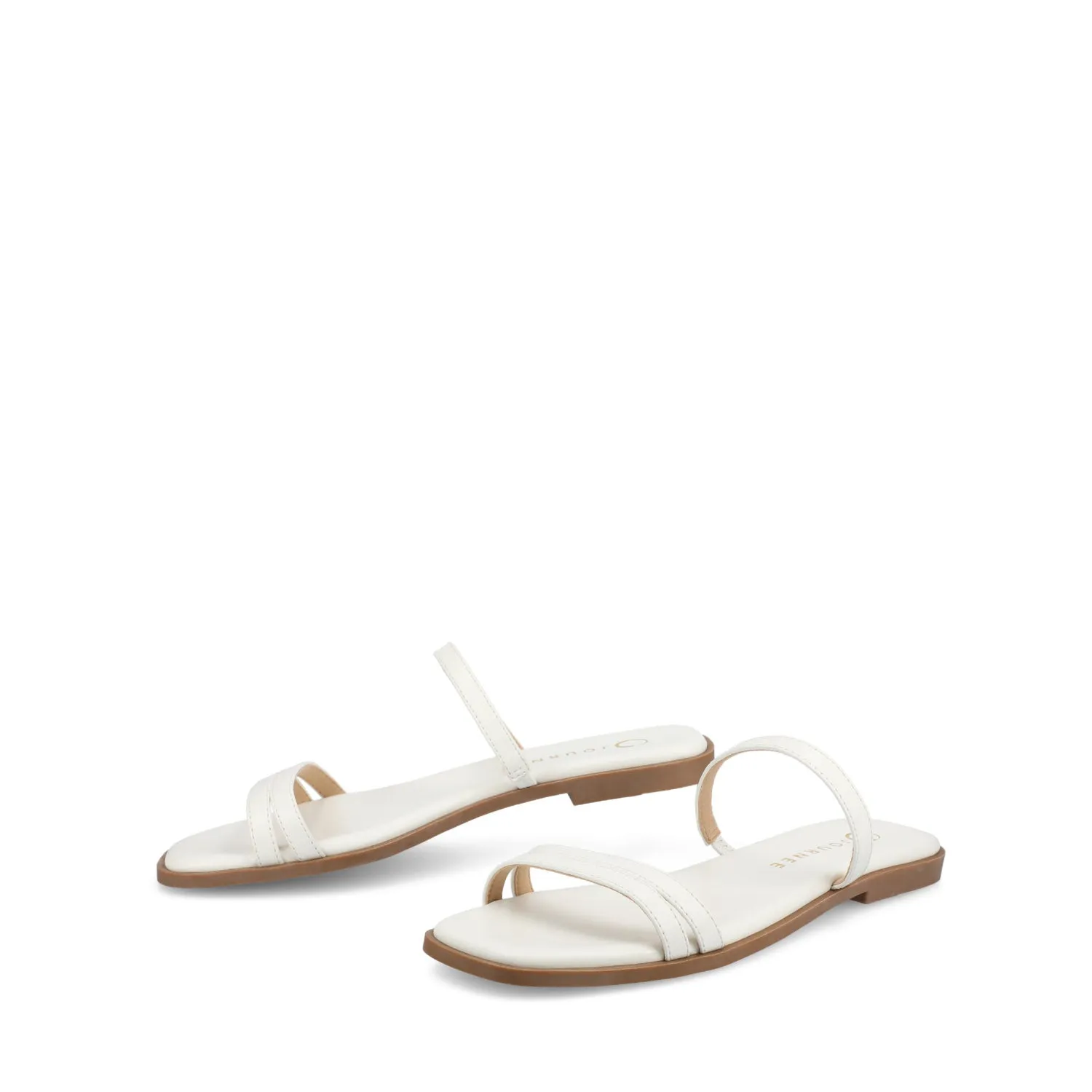 BRISA SLIDE SANDALS IN FAUX LEATHER zen feel