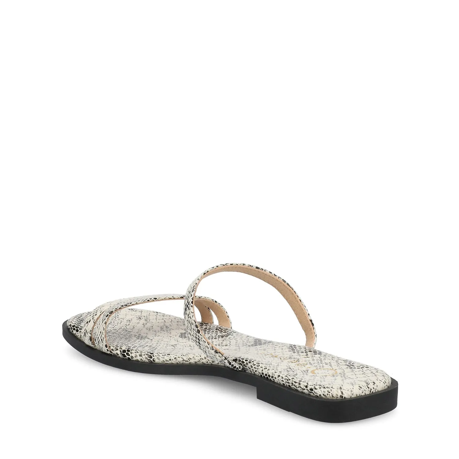 BRISA SLIDE SANDALS IN FAUX LEATHER zen feel