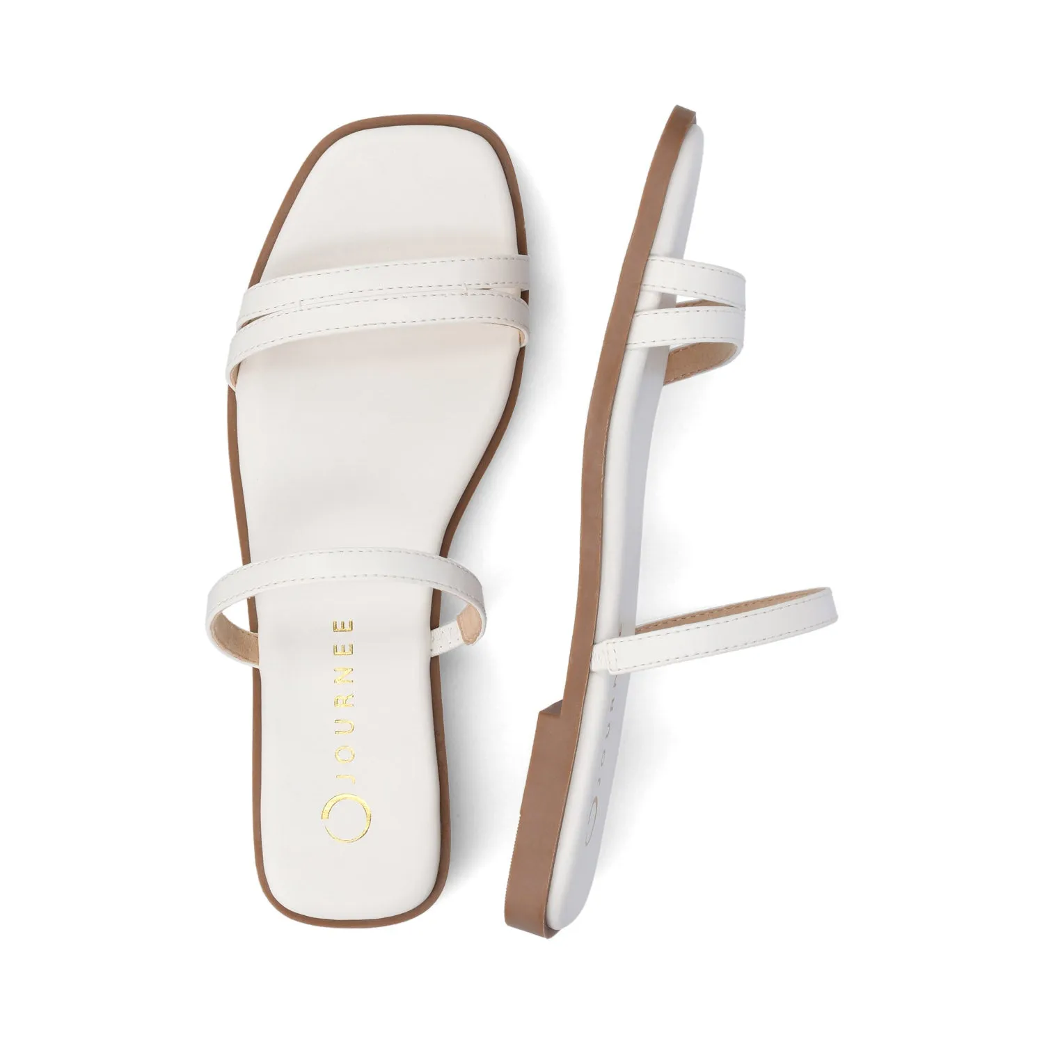 BRISA SLIDE SANDALS IN FAUX LEATHER zen feel
