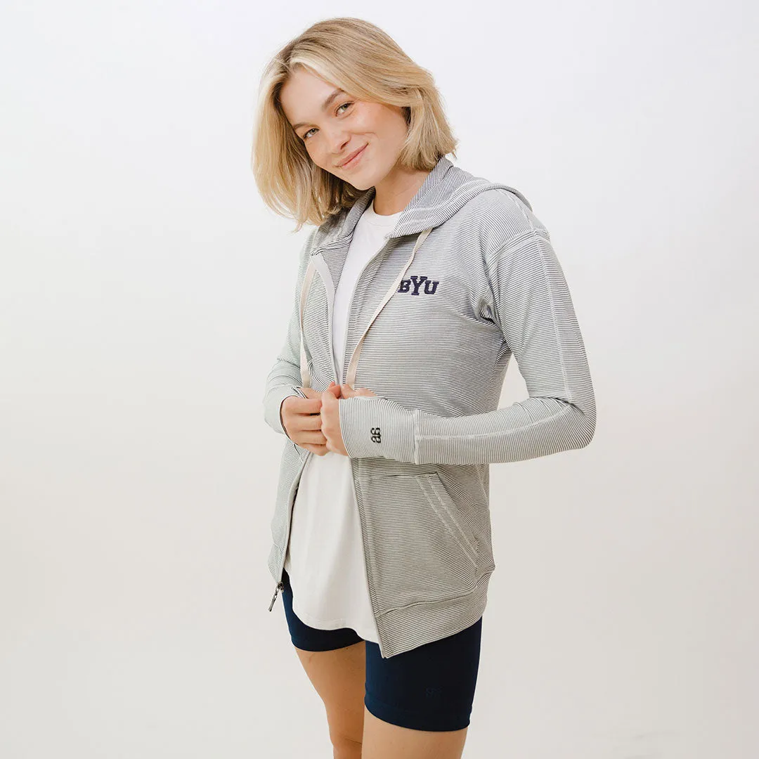 BYU Albion Zip-Up quiet tone