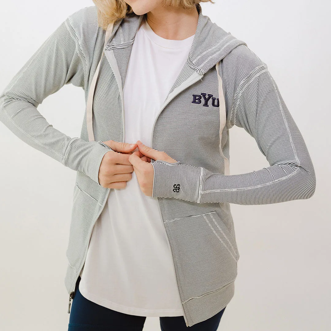 BYU Albion Zip-Up quiet tone