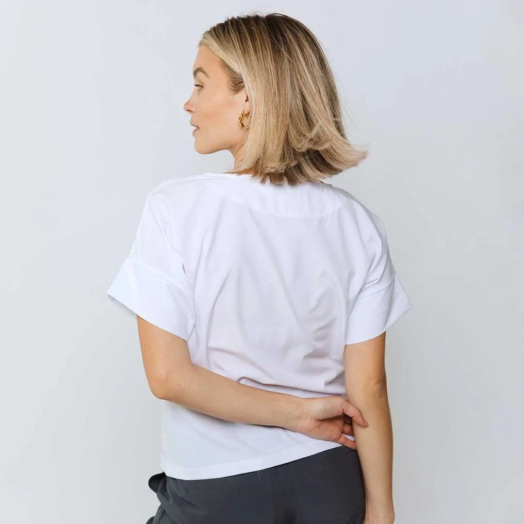 BYU Boss Tee, White youth touch