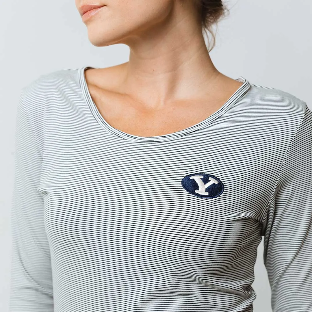 BYU Go Long Crew, Sweet Stripe dance feel