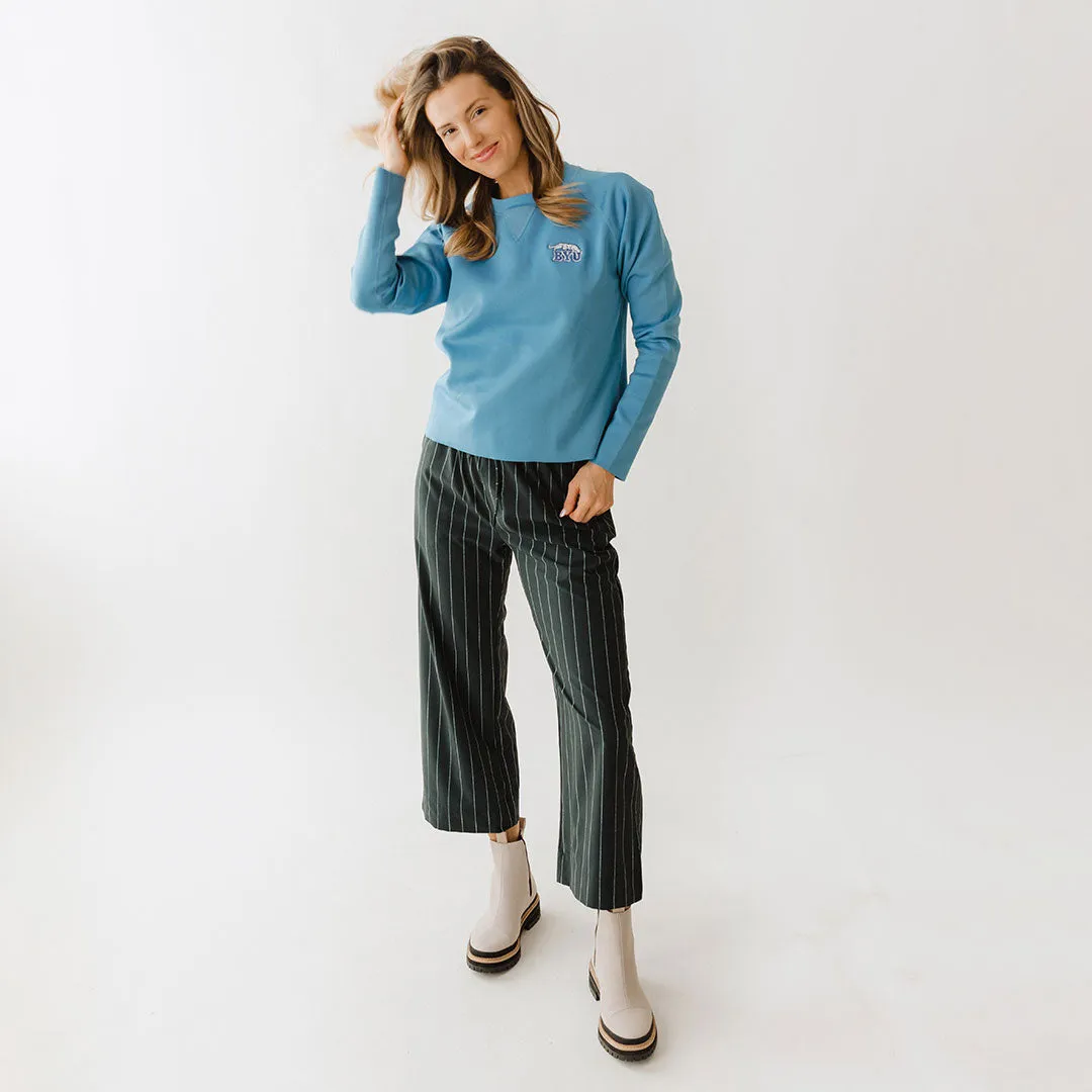 BYU Midway Blue Neo Sweatshirt minimal street