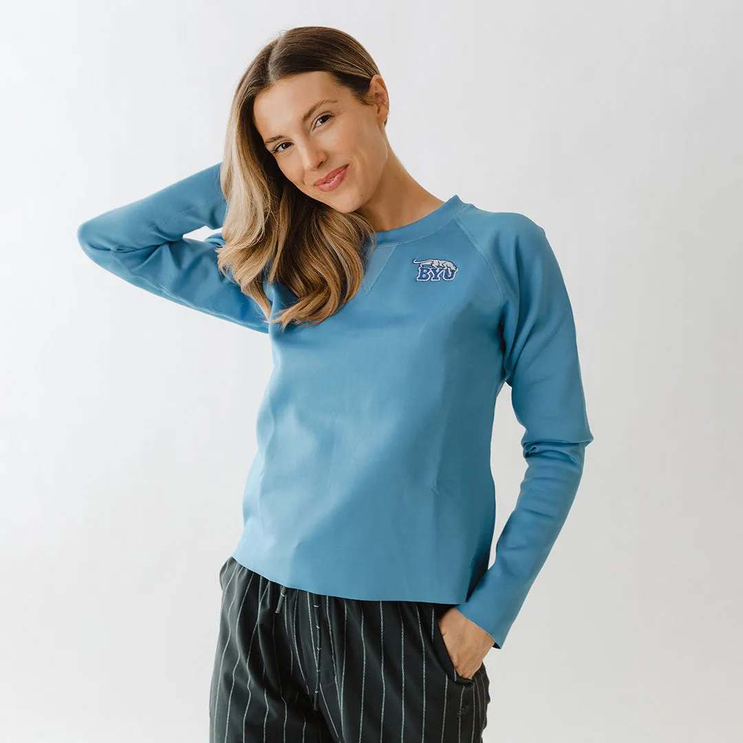 BYU Midway Blue Neo Sweatshirt minimal street