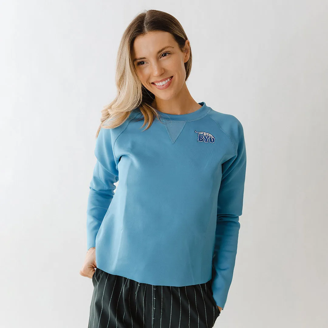 BYU Midway Blue Neo Sweatshirt minimal street