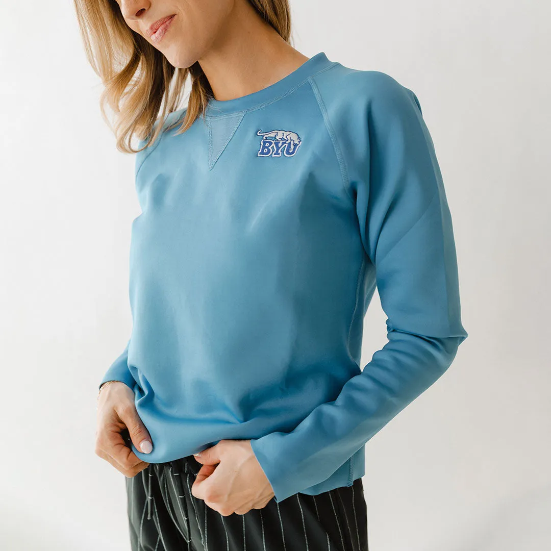 BYU Midway Blue Neo Sweatshirt minimal street
