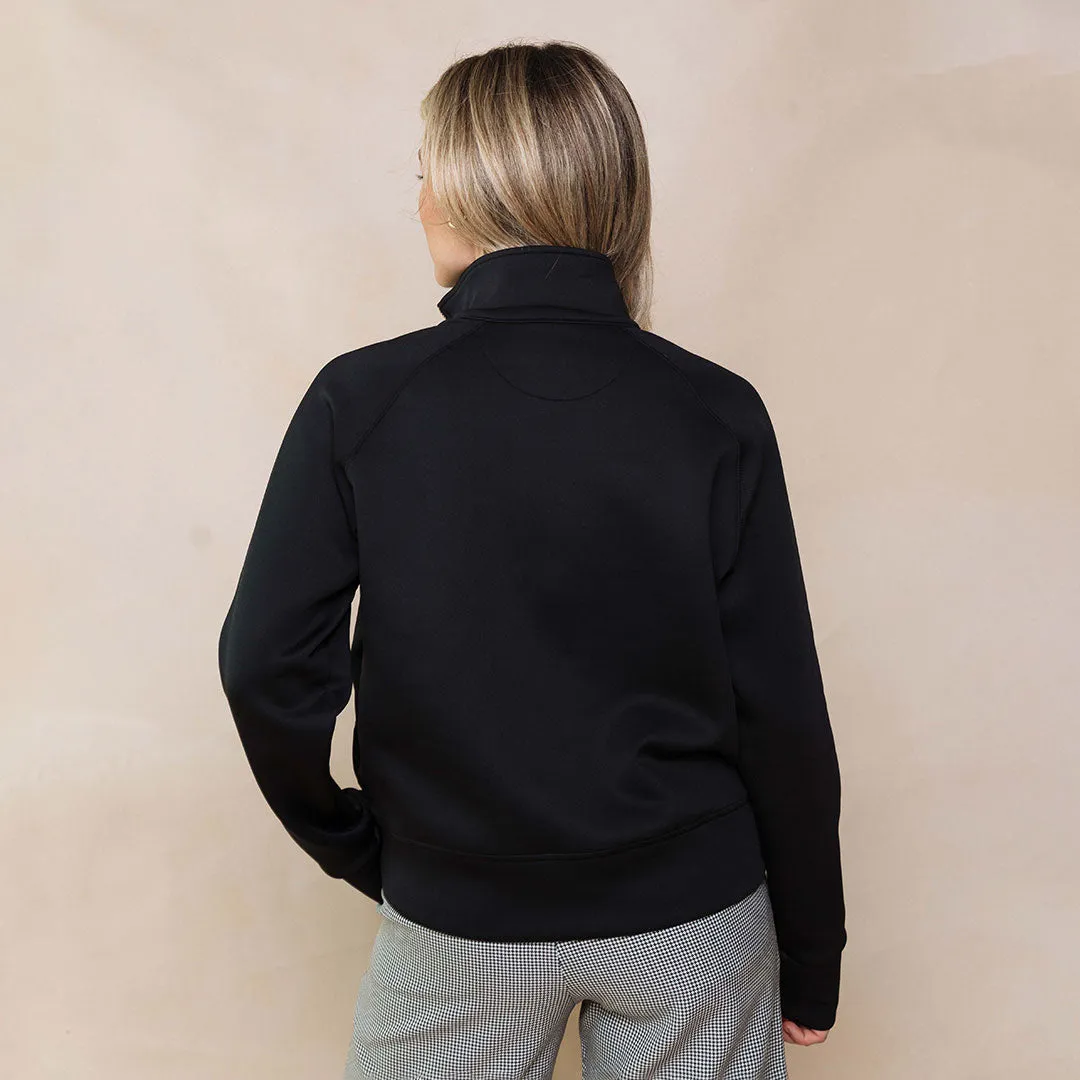 BYU Oxford Zip-Up, Black cross casual