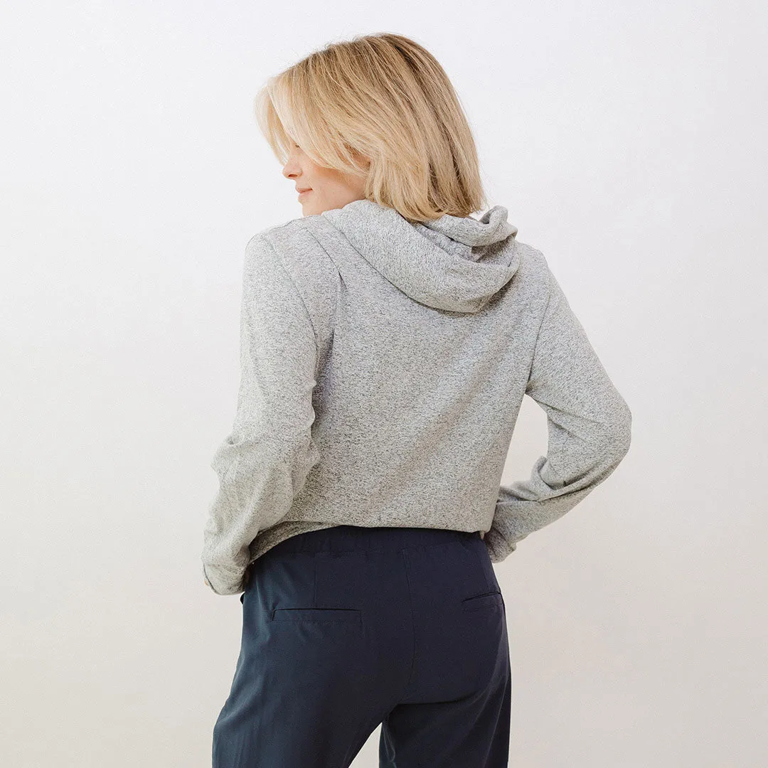 BYU Travel Hoodie, Heather Grey anti wind