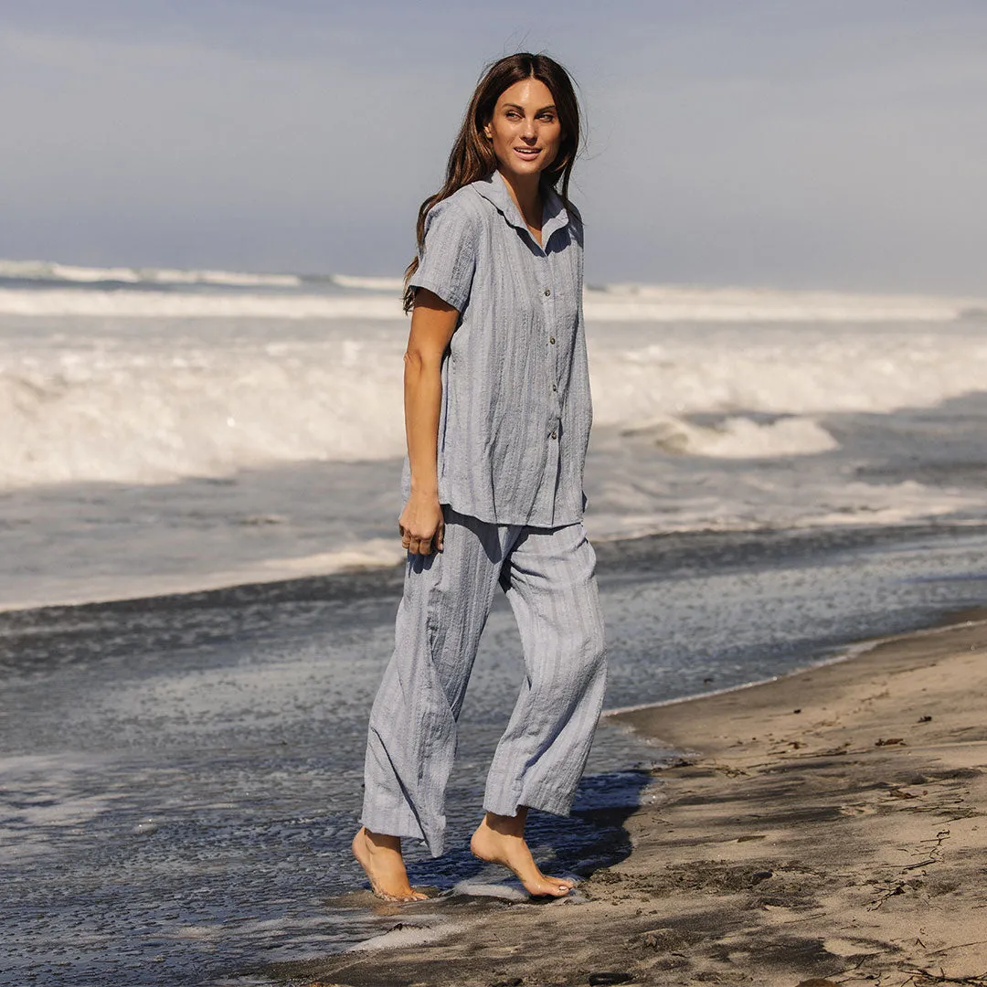 Cabana Pants, Dusk Blue bath ready