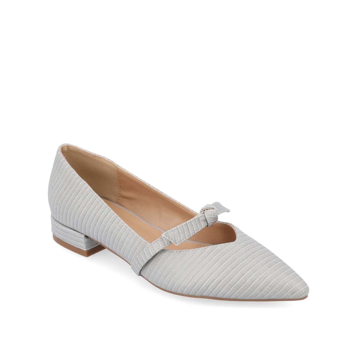 CAIT BALLET FLATS IN FAUX LIZARD soft sole