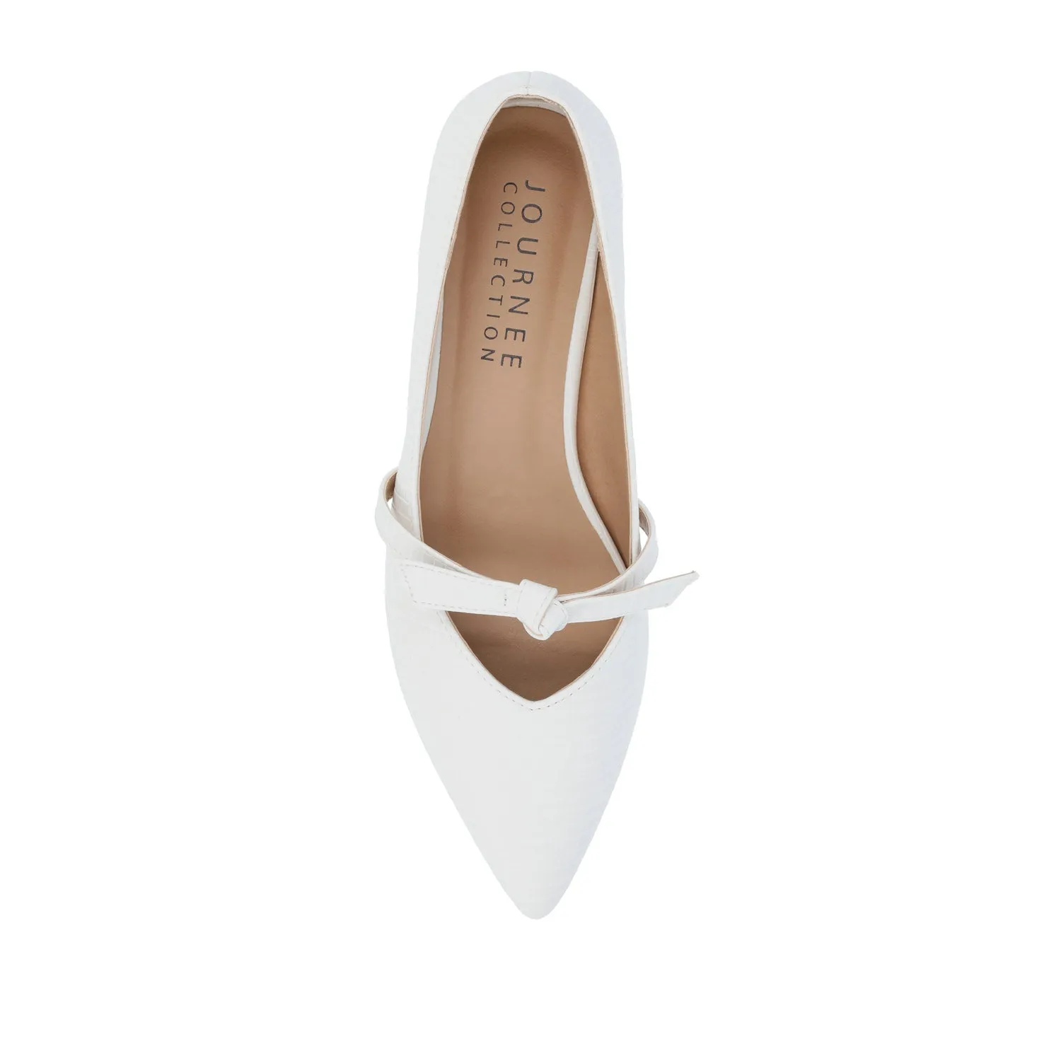 CAIT BALLET FLATS IN FAUX LIZARD soft sole
