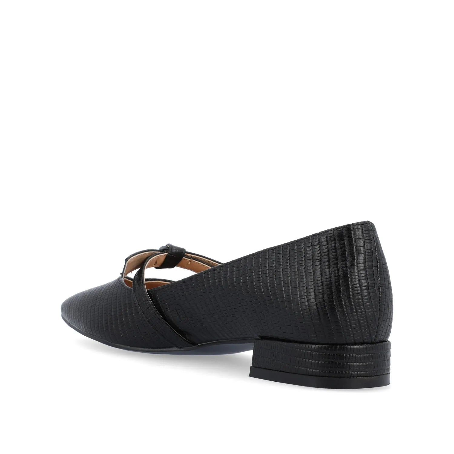 CAIT BALLET FLATS IN FAUX LIZARD soft sole