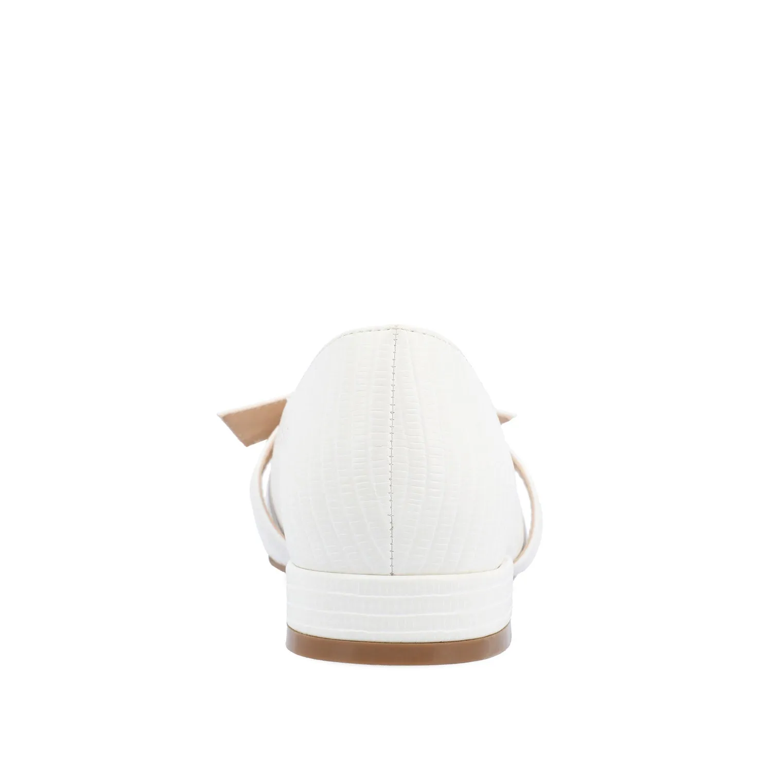CAIT BALLET FLATS IN FAUX LIZARD soft sole
