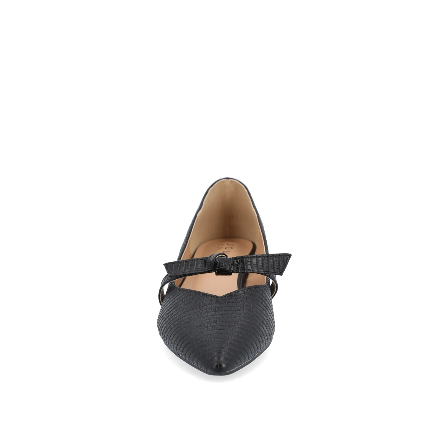 CAIT BALLET FLATS IN FAUX LIZARD soft sole