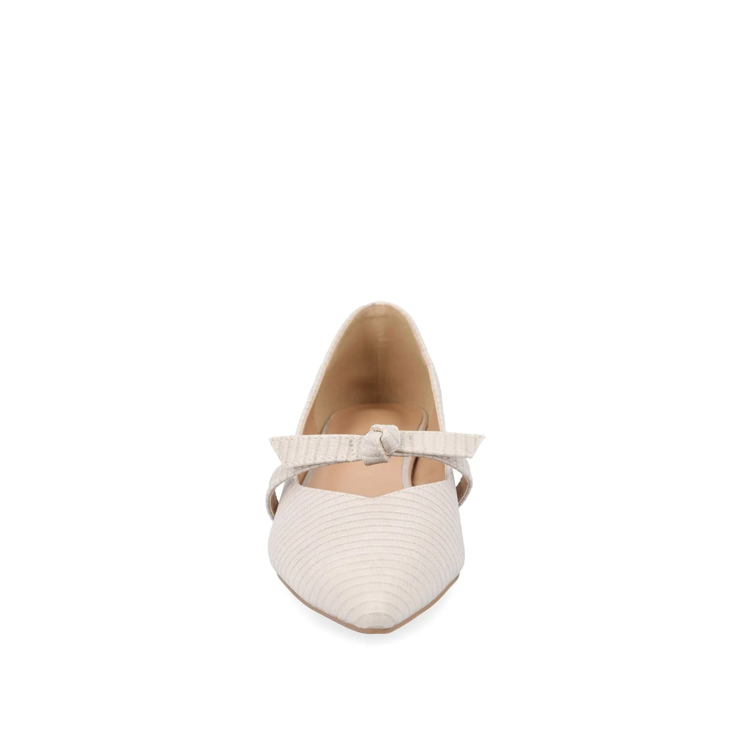 CAIT BALLET FLATS IN FAUX LIZARD soft sole