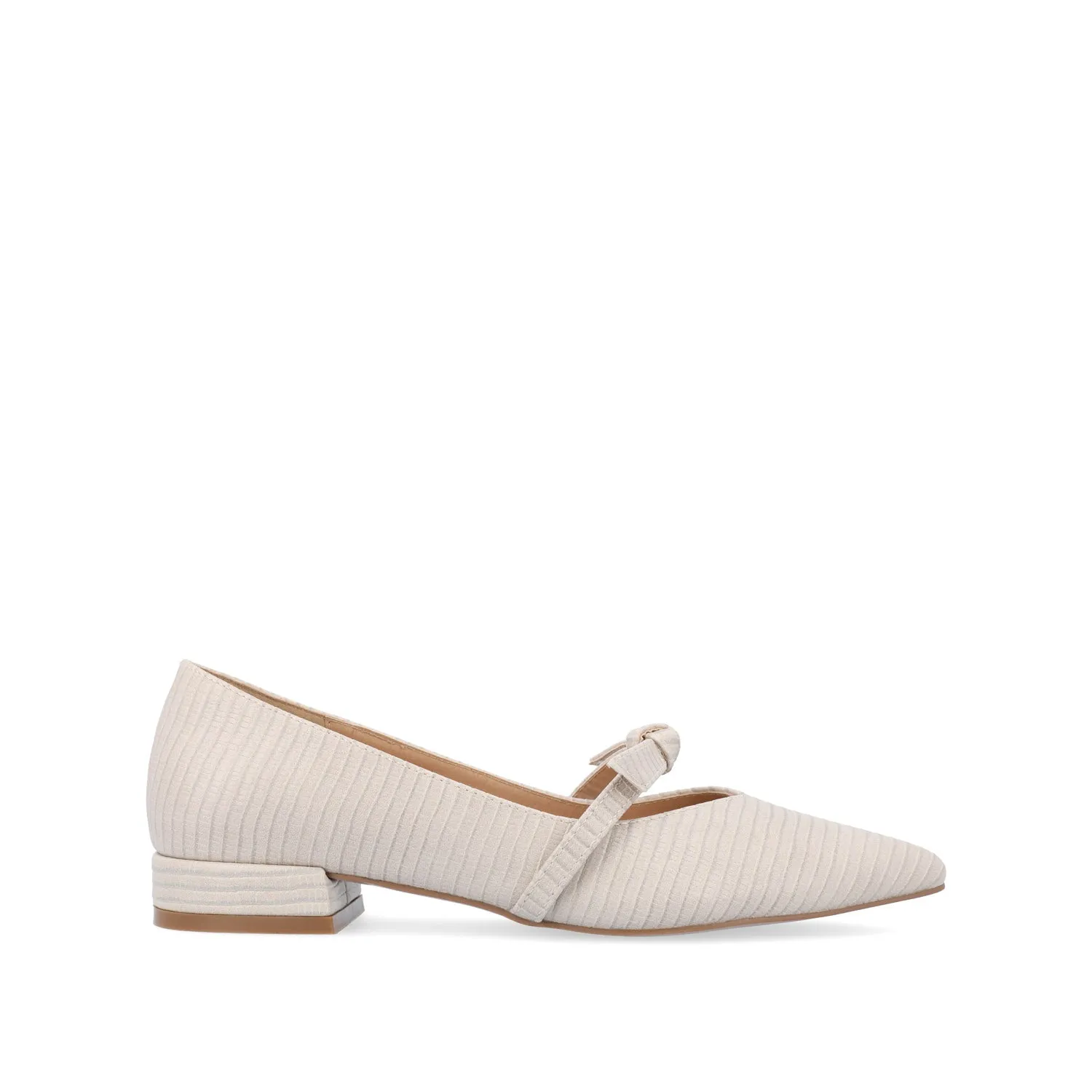 CAIT BALLET FLATS IN FAUX LIZARD soft sole