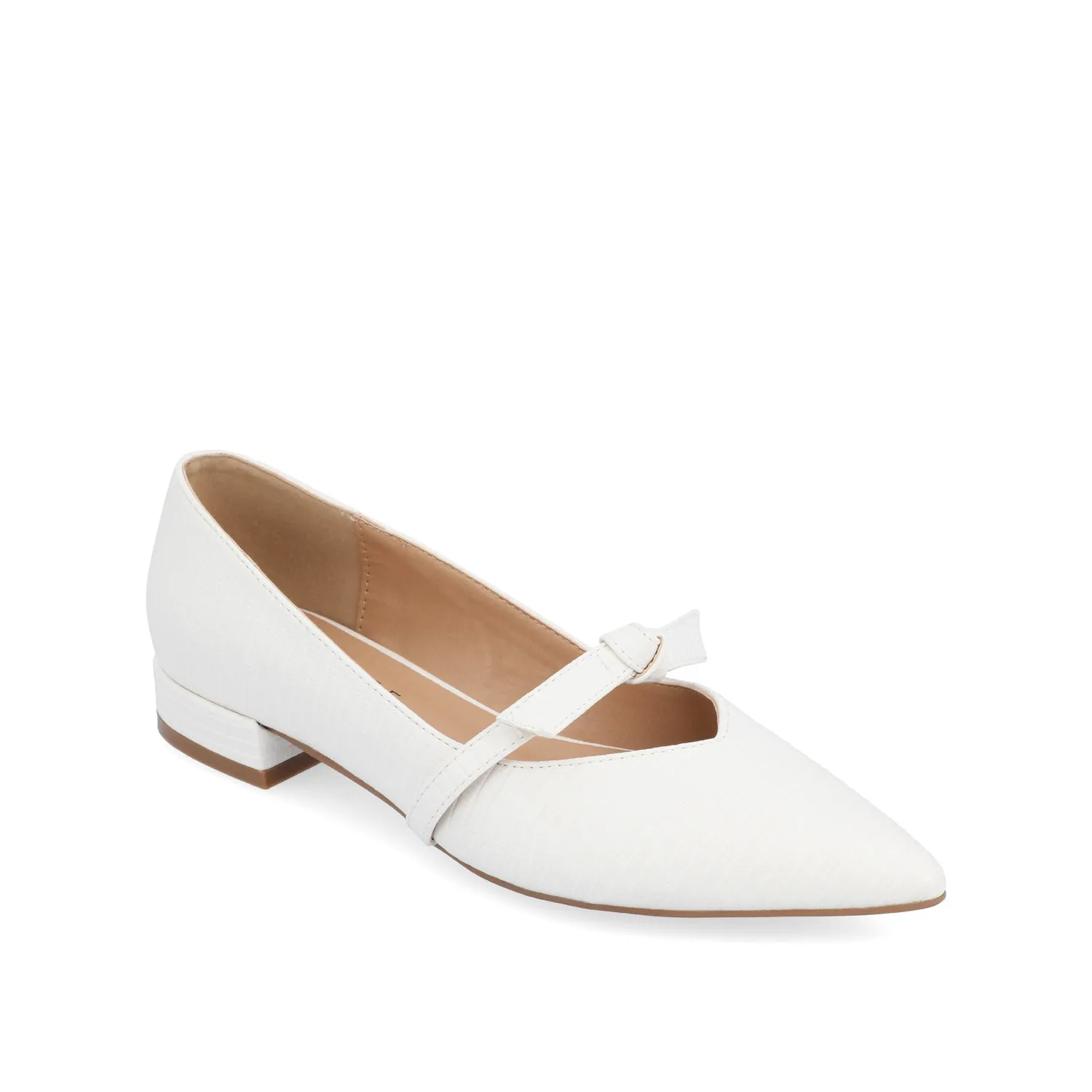 CAIT BALLET FLATS IN FAUX LIZARD soft sole