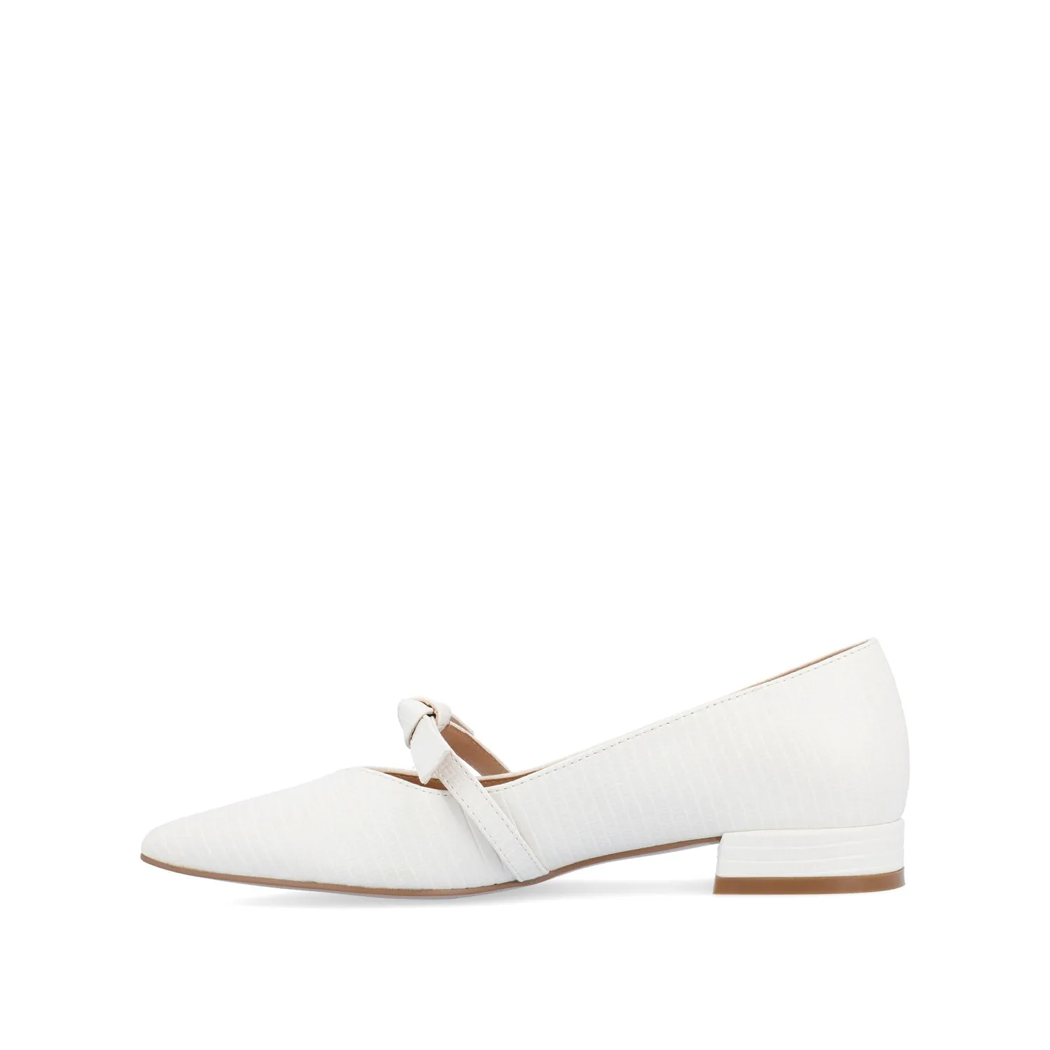 CAIT BALLET FLATS IN FAUX LIZARD soft sole