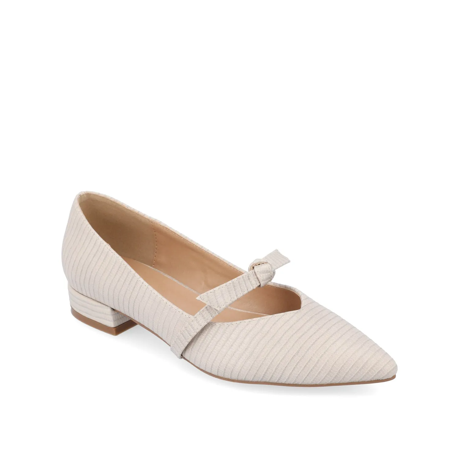 CAIT BALLET FLATS IN FAUX LIZARD soft sole
