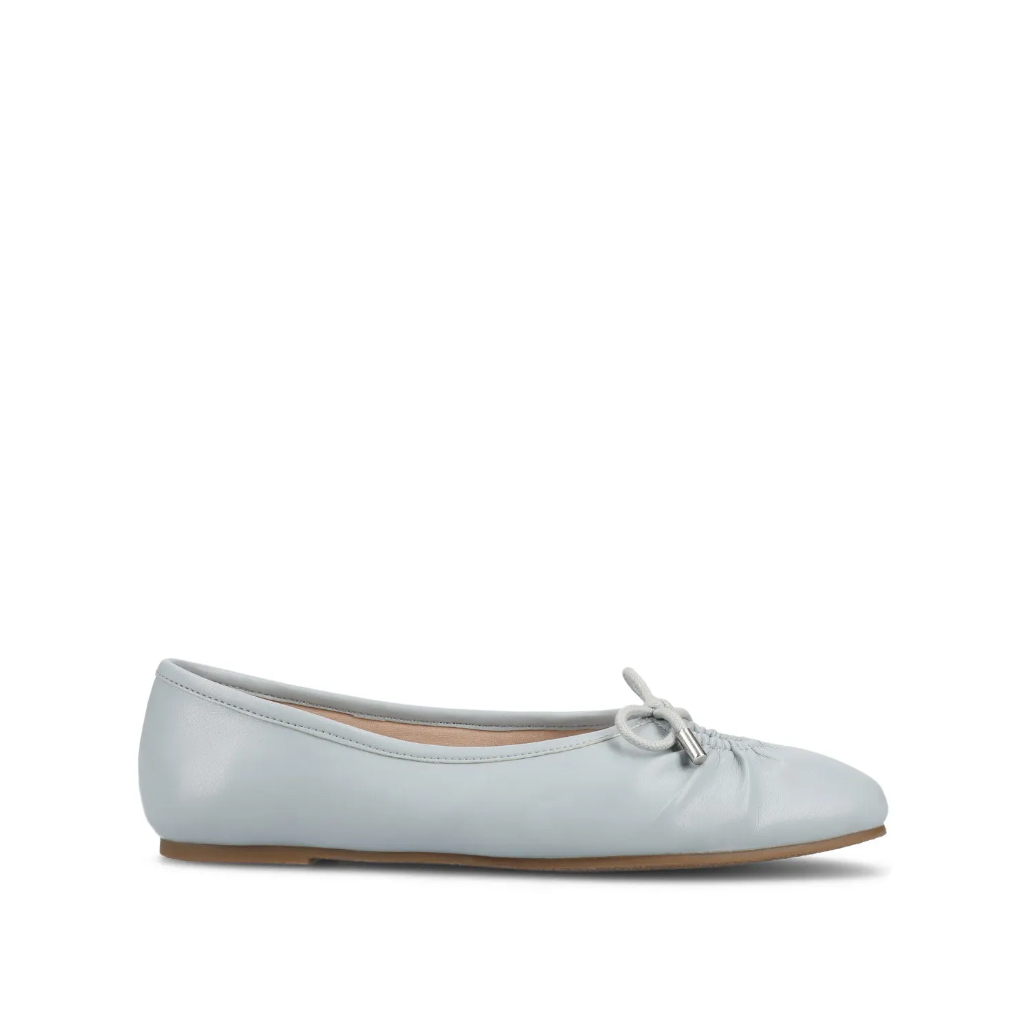 CALLEE BALLET FLATS IN FAUX LEATHER tie bow