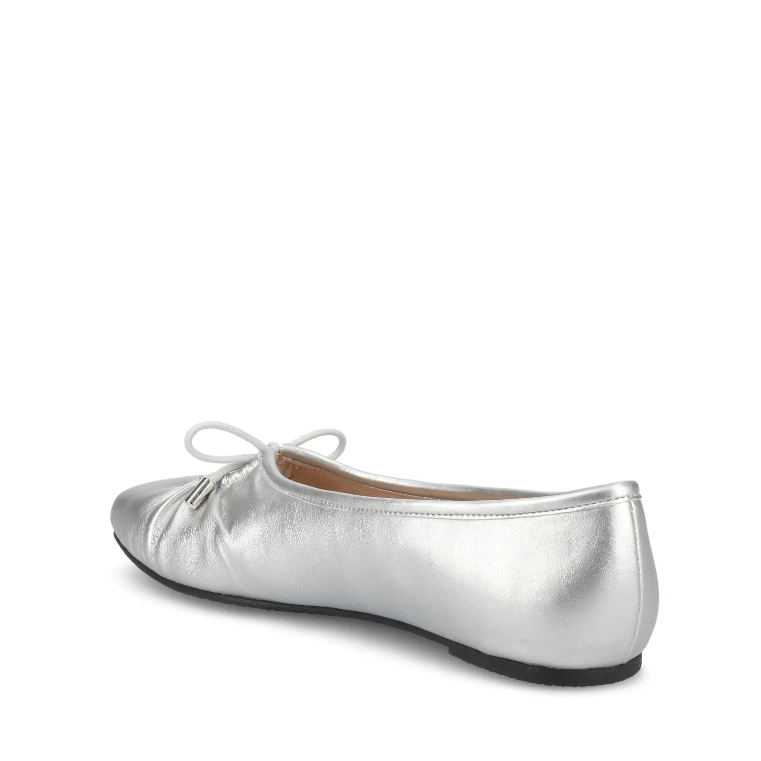 CALLEE BALLET FLATS IN FAUX LEATHER tie bow
