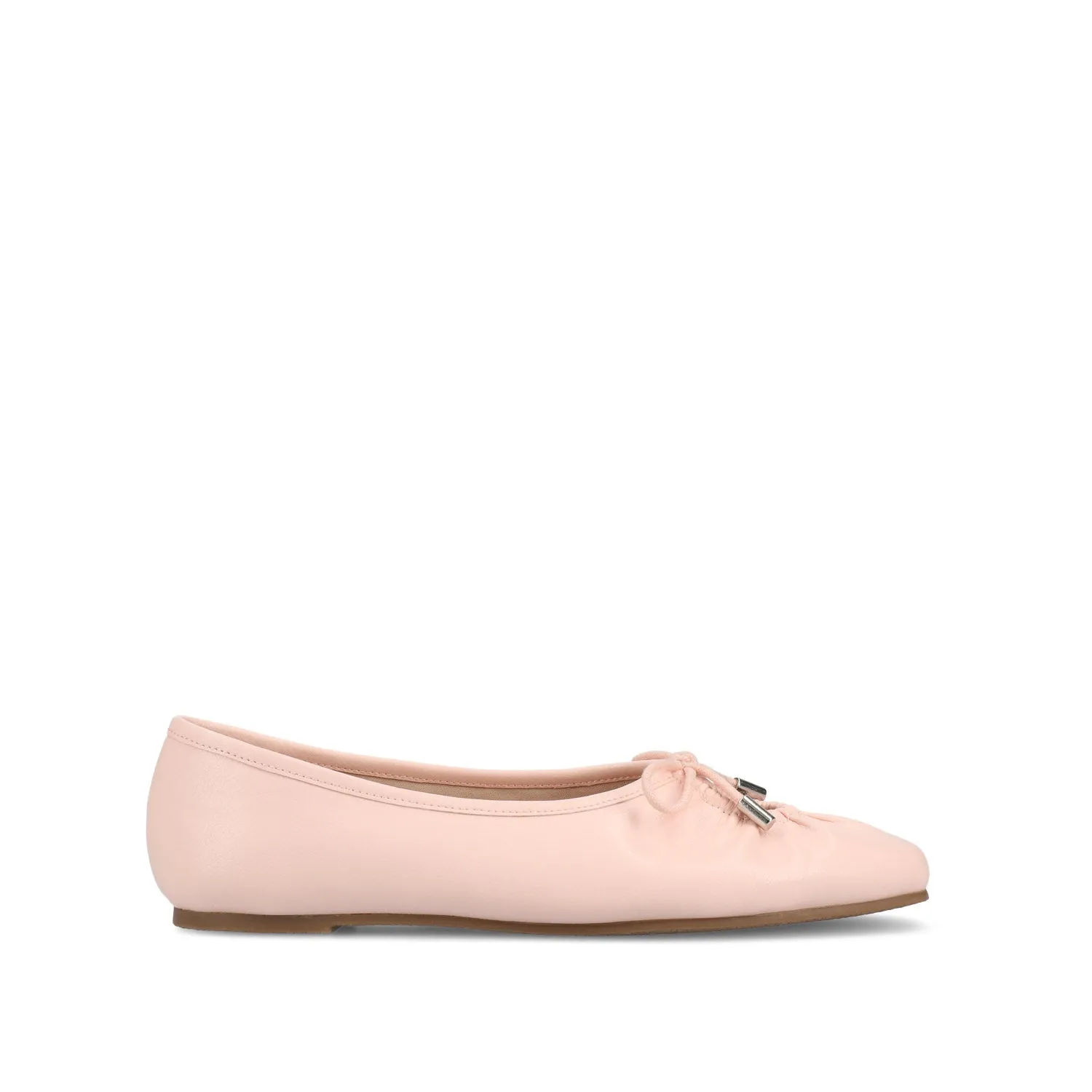 CALLEE BALLET FLATS IN FAUX LEATHER tie bow