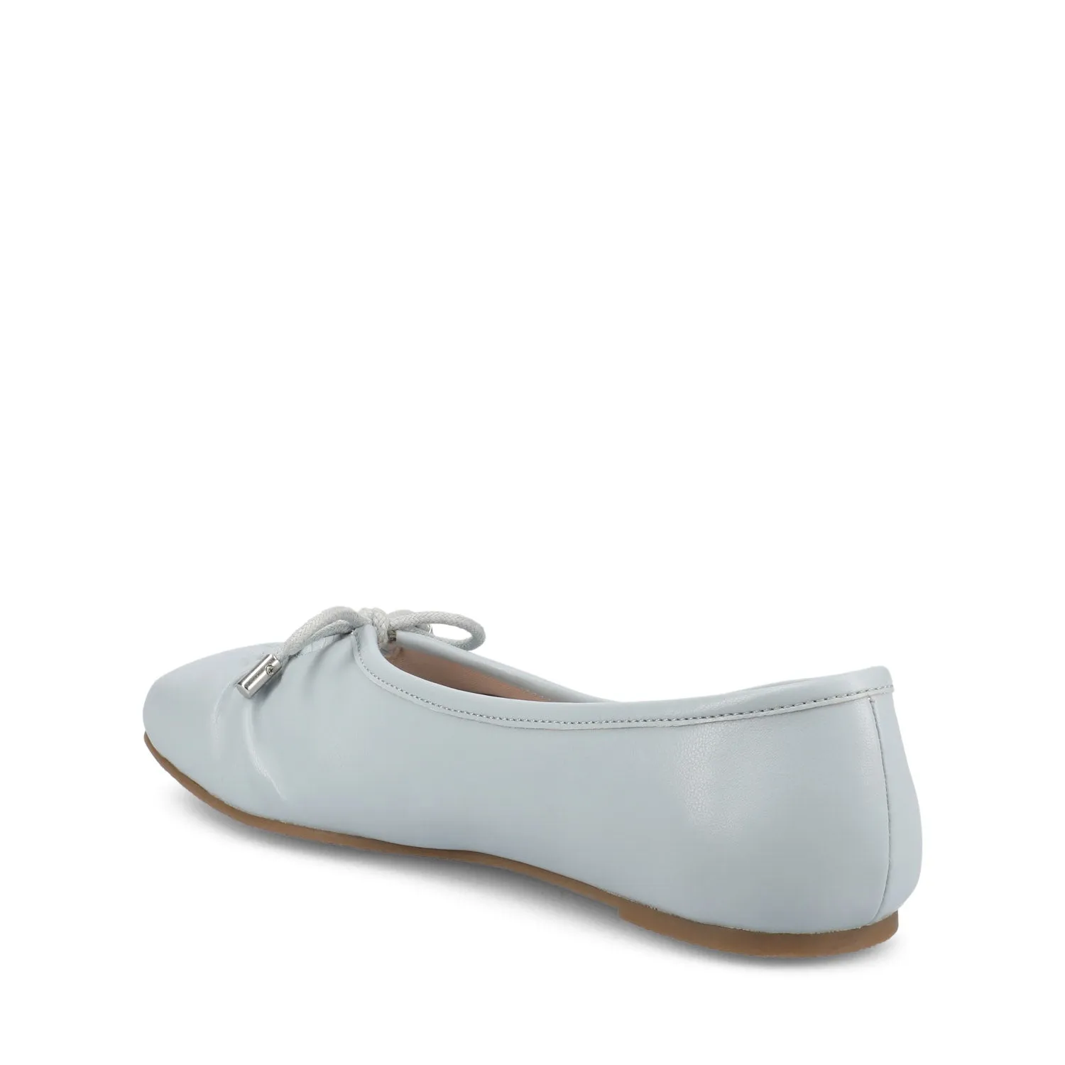 CALLEE BALLET FLATS IN FAUX LEATHER tie bow