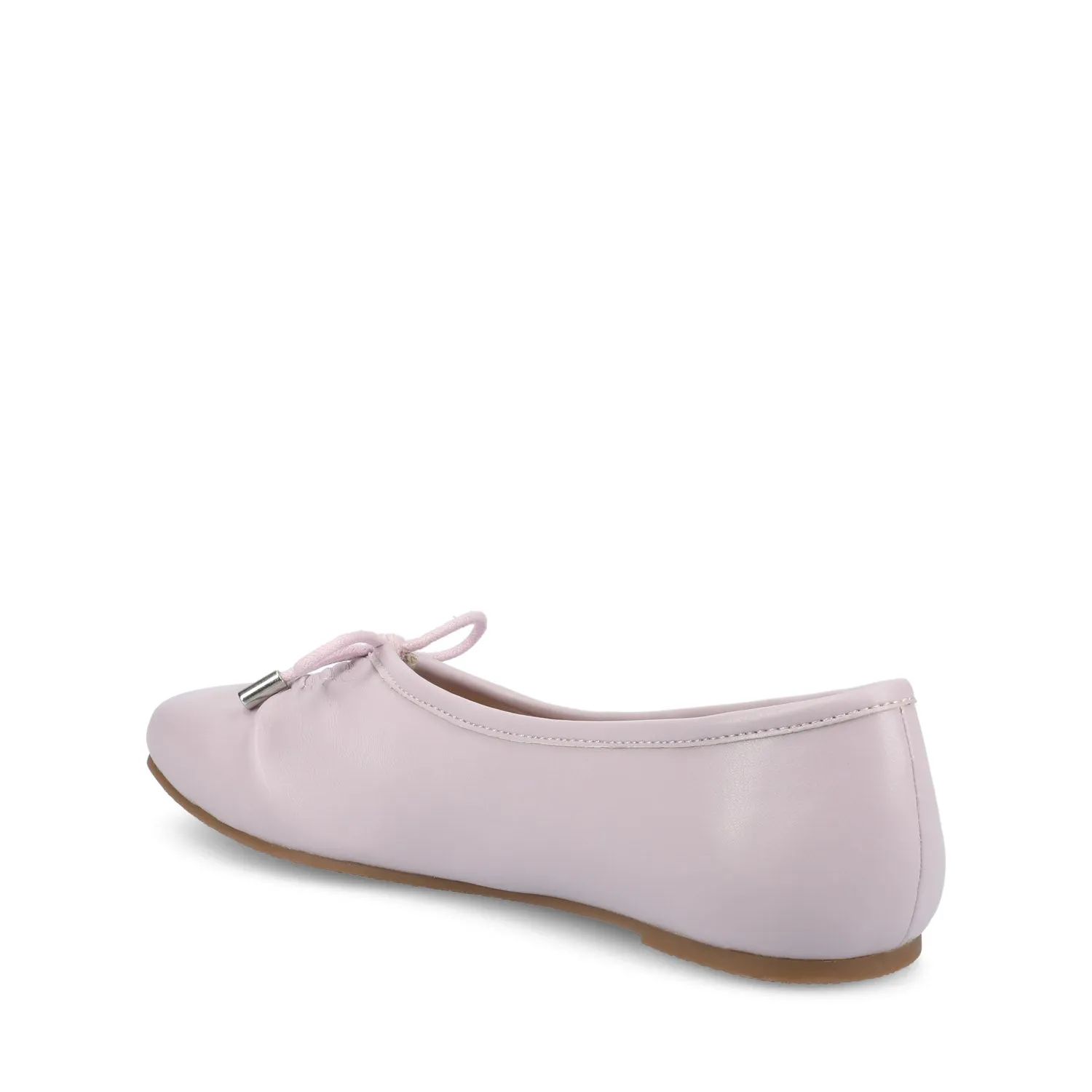 CALLEE BALLET FLATS IN FAUX LEATHER tie bow