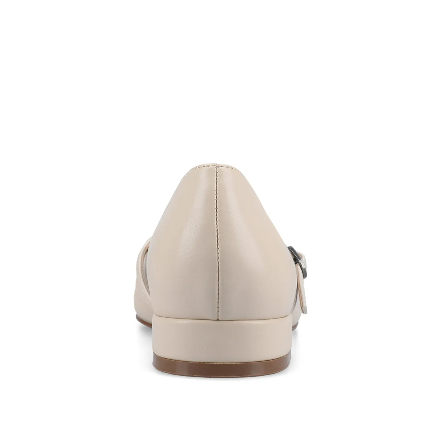 CAMBY DRESS FLAT IN FAUX LEATHER euro casual