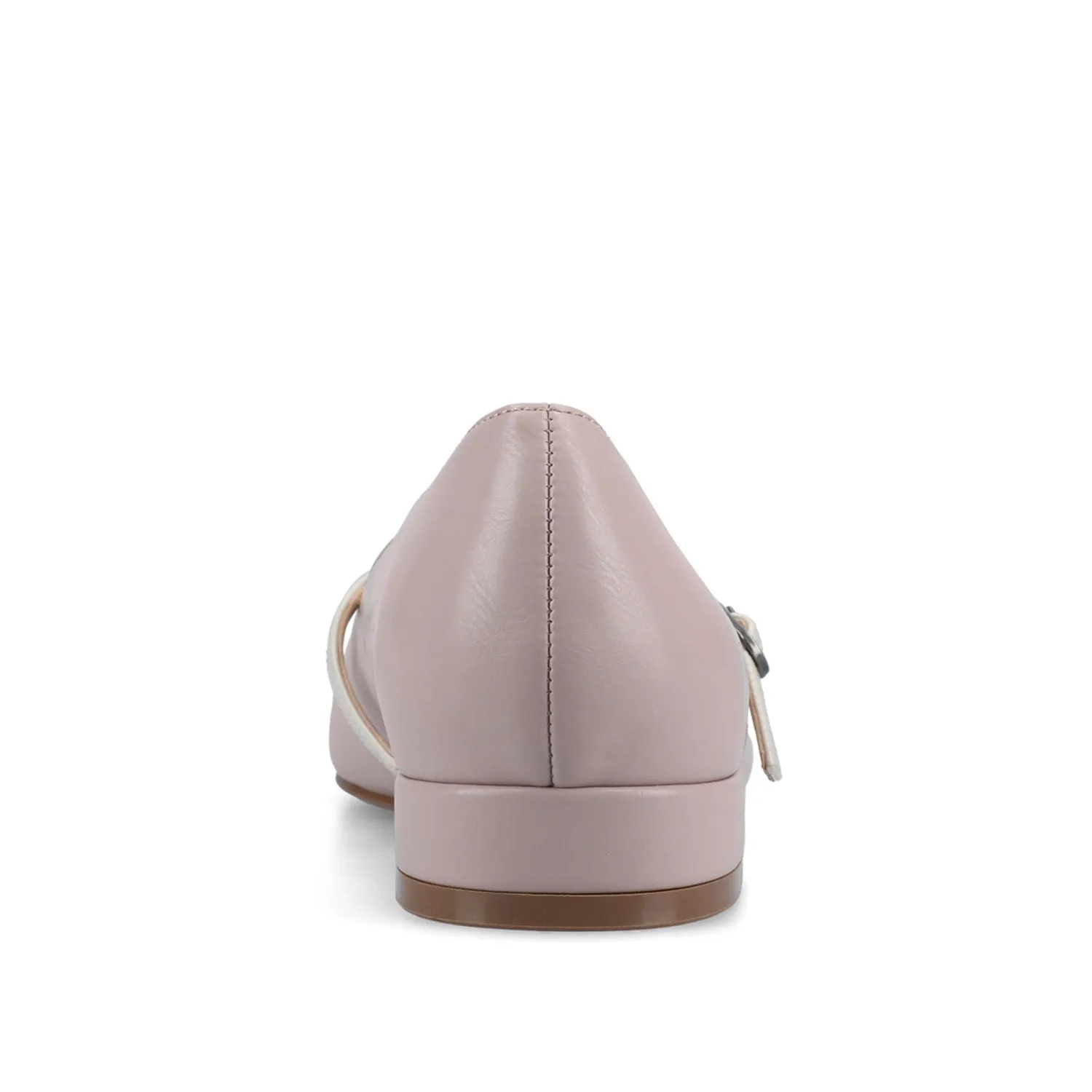 CAMBY DRESS FLAT IN FAUX LEATHER euro casual