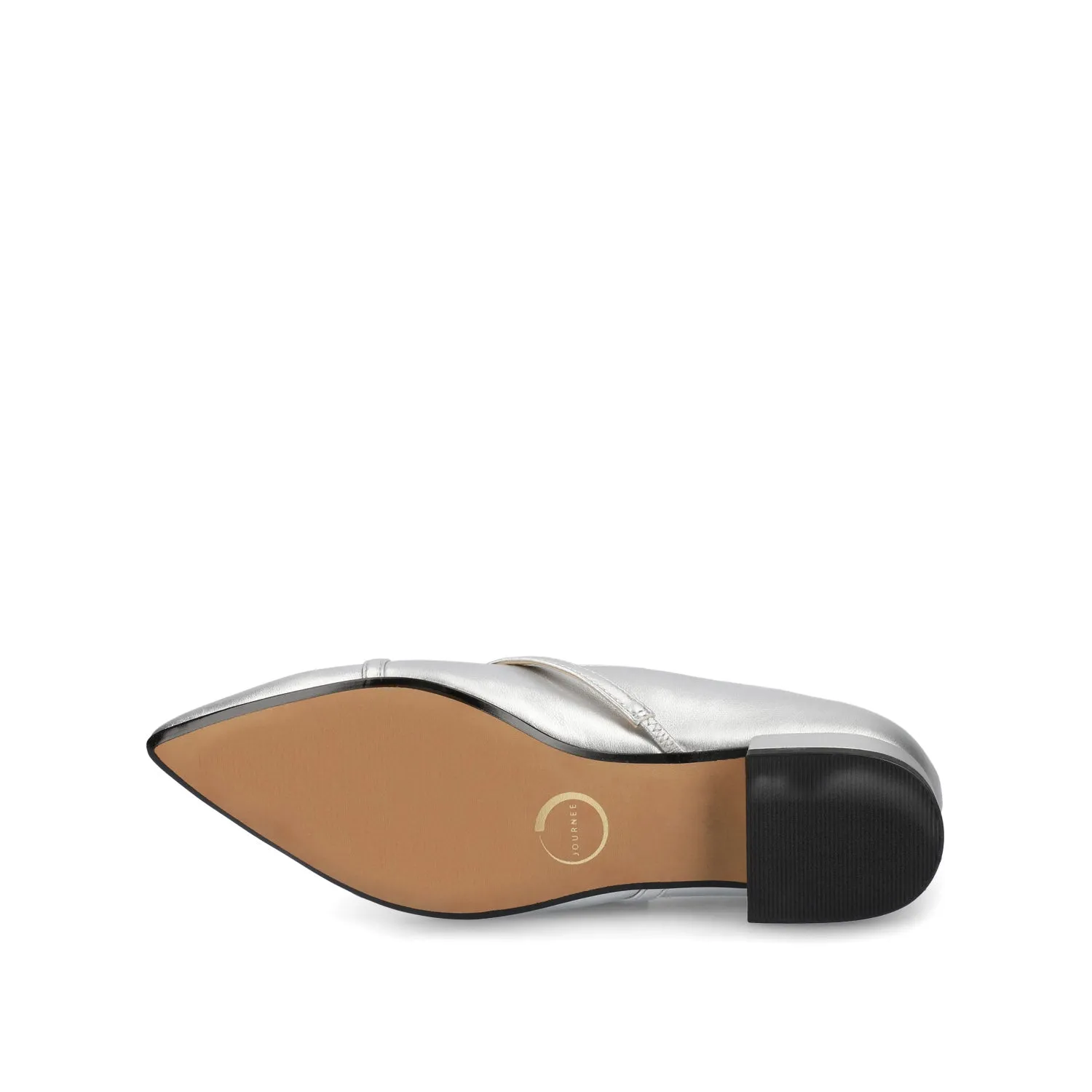 CAMBY DRESS FLAT IN FAUX LEATHER euro casual