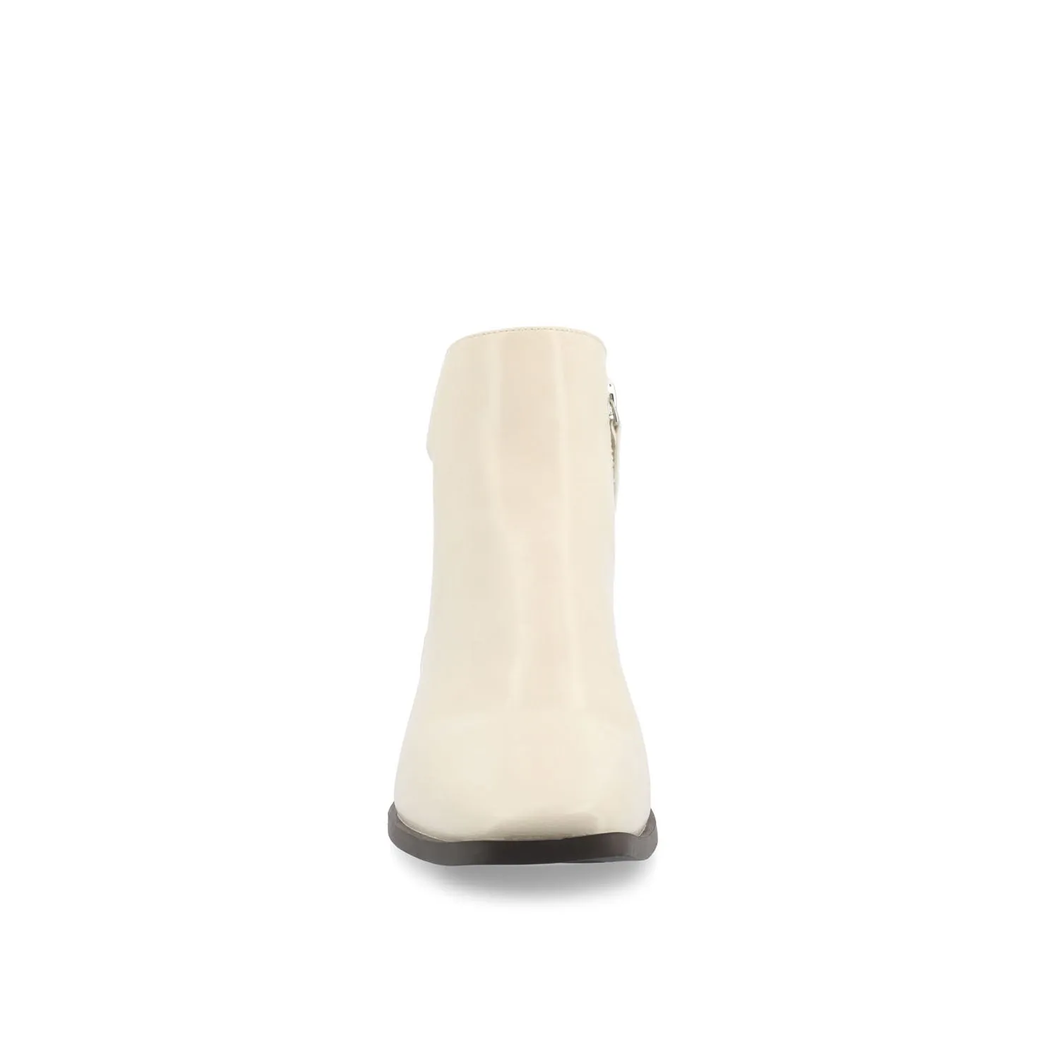 CAPPRI SQUARE-TOE BOOTIES IN FAUX LEATHER arch hug