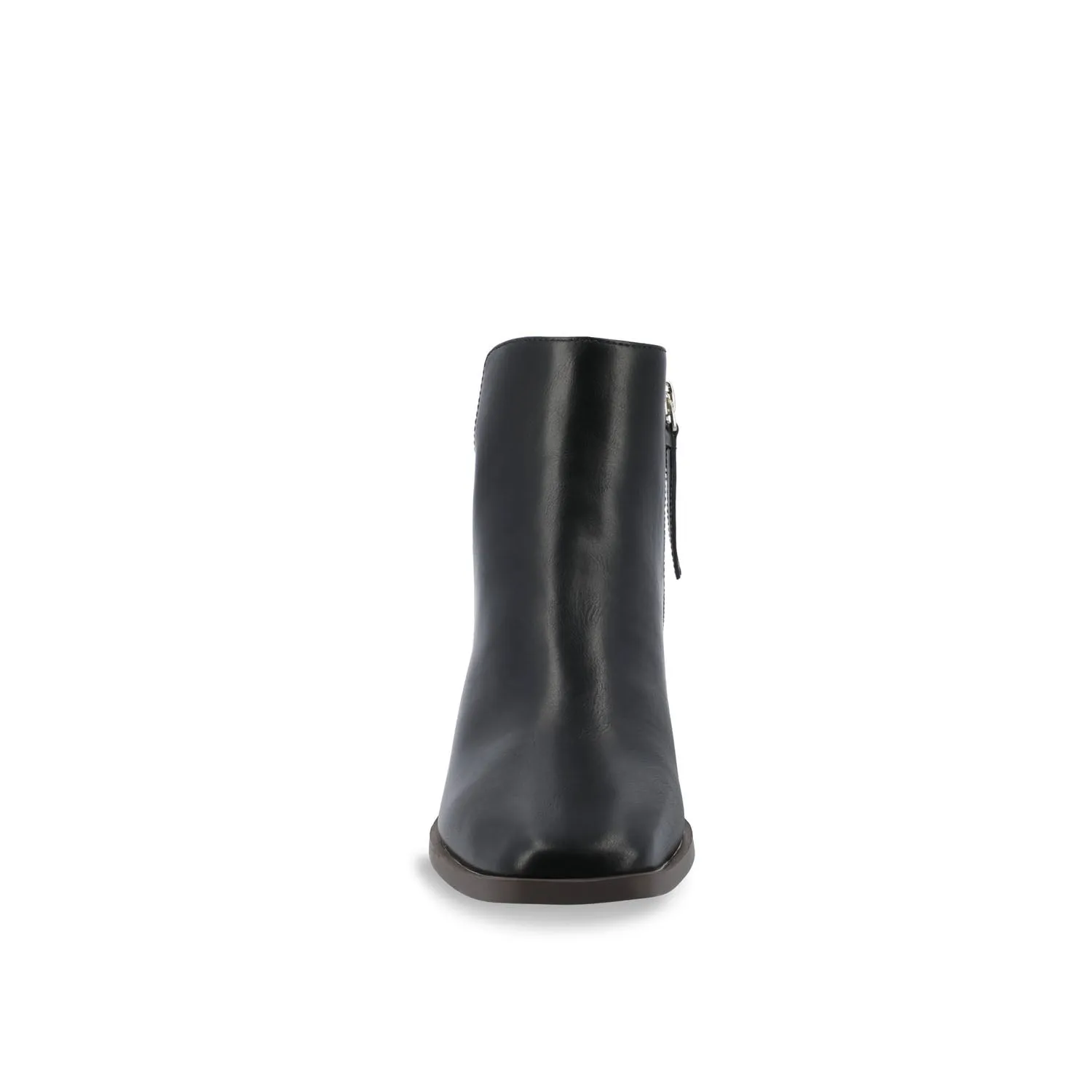 CAPPRI SQUARE-TOE BOOTIES IN FAUX LEATHER arch hug