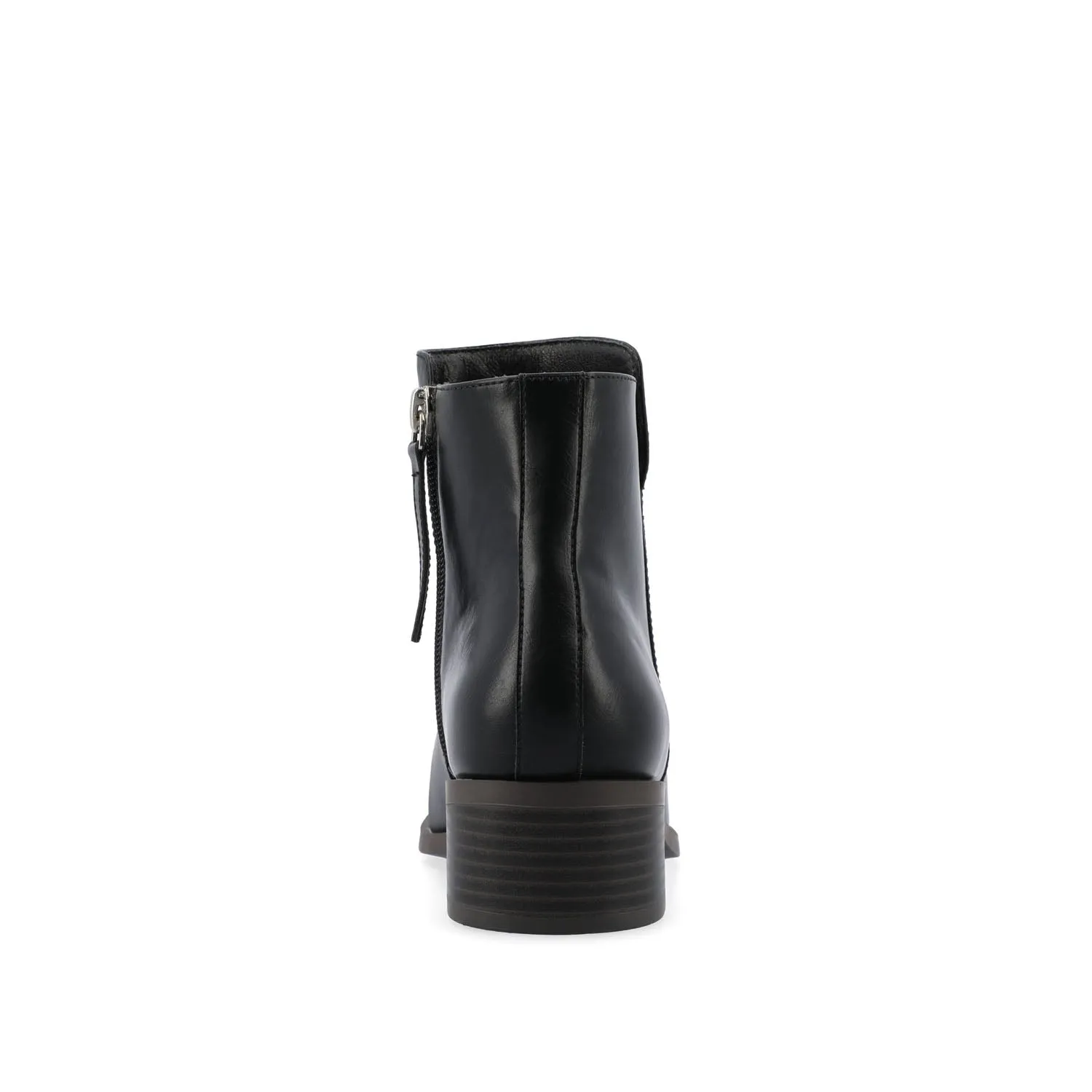 CAPPRI SQUARE-TOE BOOTIES IN FAUX LEATHER arch hug