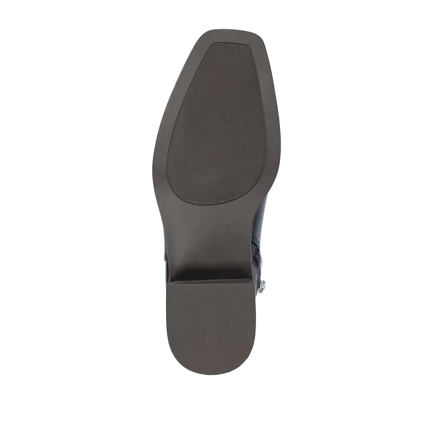 CAPPRI SQUARE-TOE BOOTIES IN FAUX LEATHER arch hug