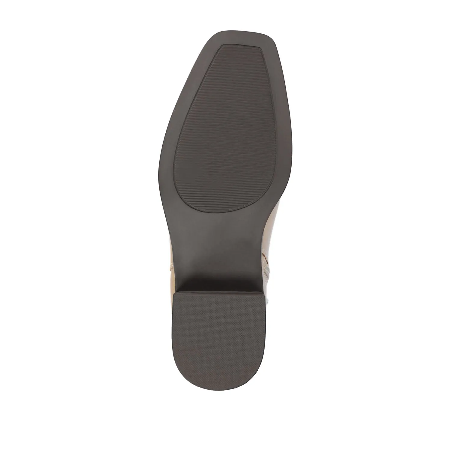 CAPPRI SQUARE-TOE BOOTIES IN FAUX LEATHER arch hug