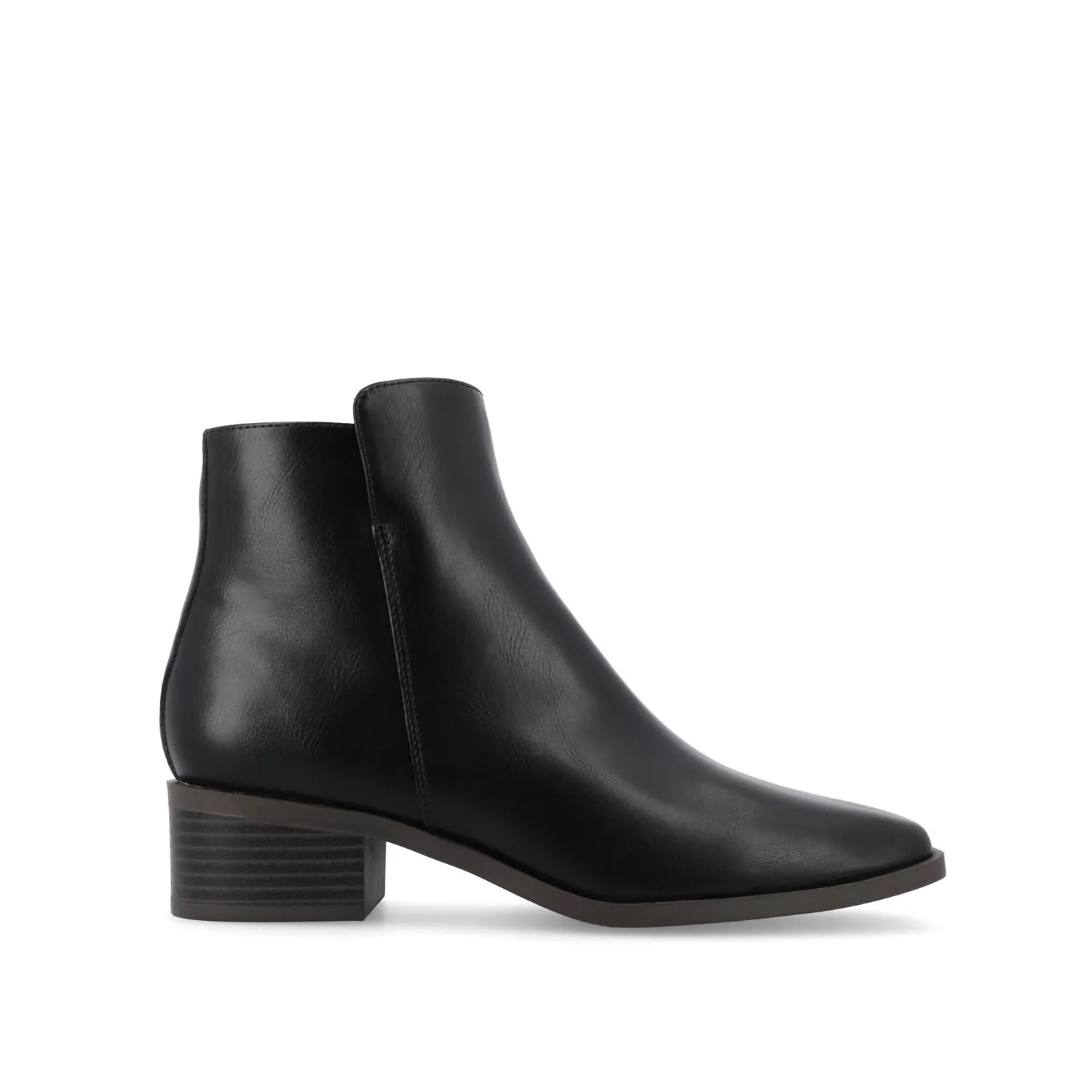 CAPPRI SQUARE-TOE BOOTIES IN FAUX LEATHER arch hug