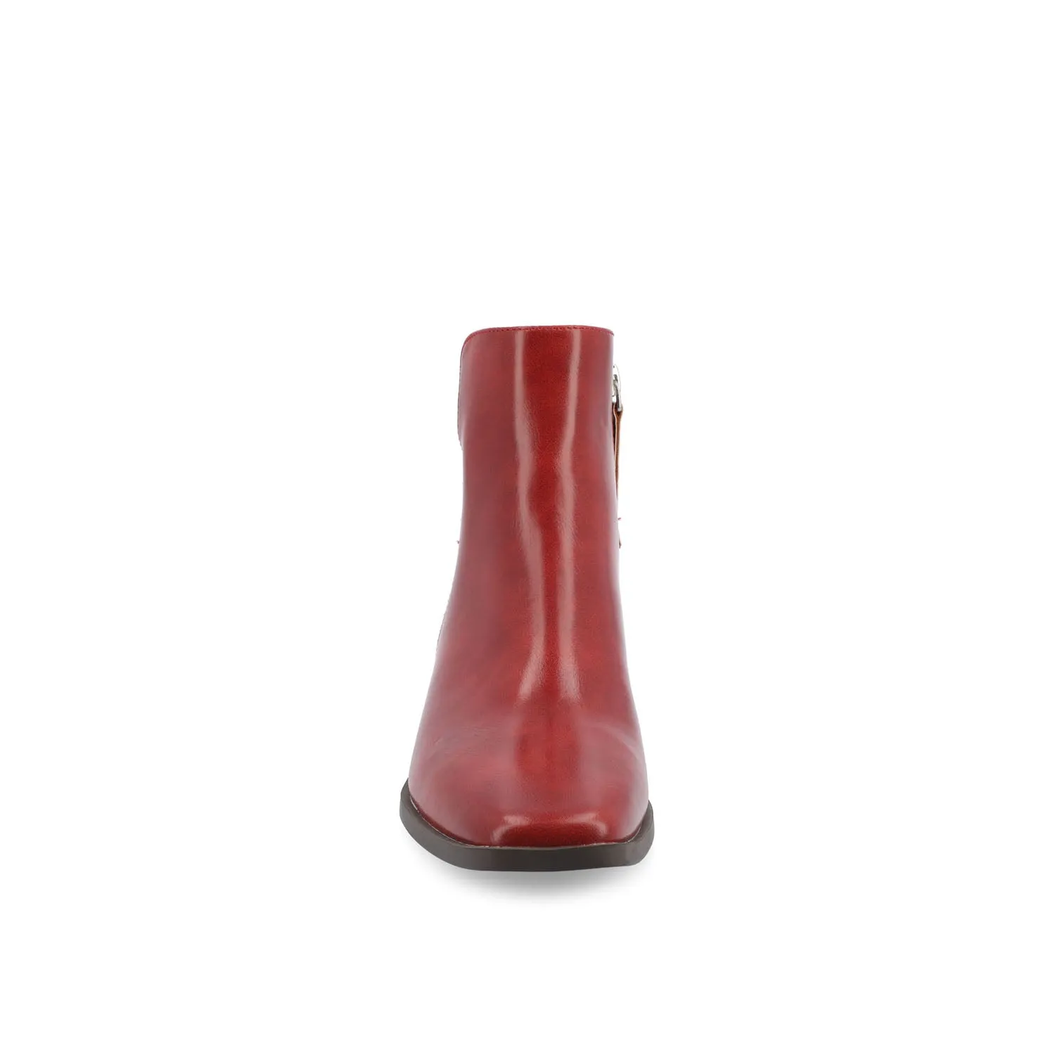 CAPPRI SQUARE-TOE BOOTIES IN FAUX LEATHER arch hug