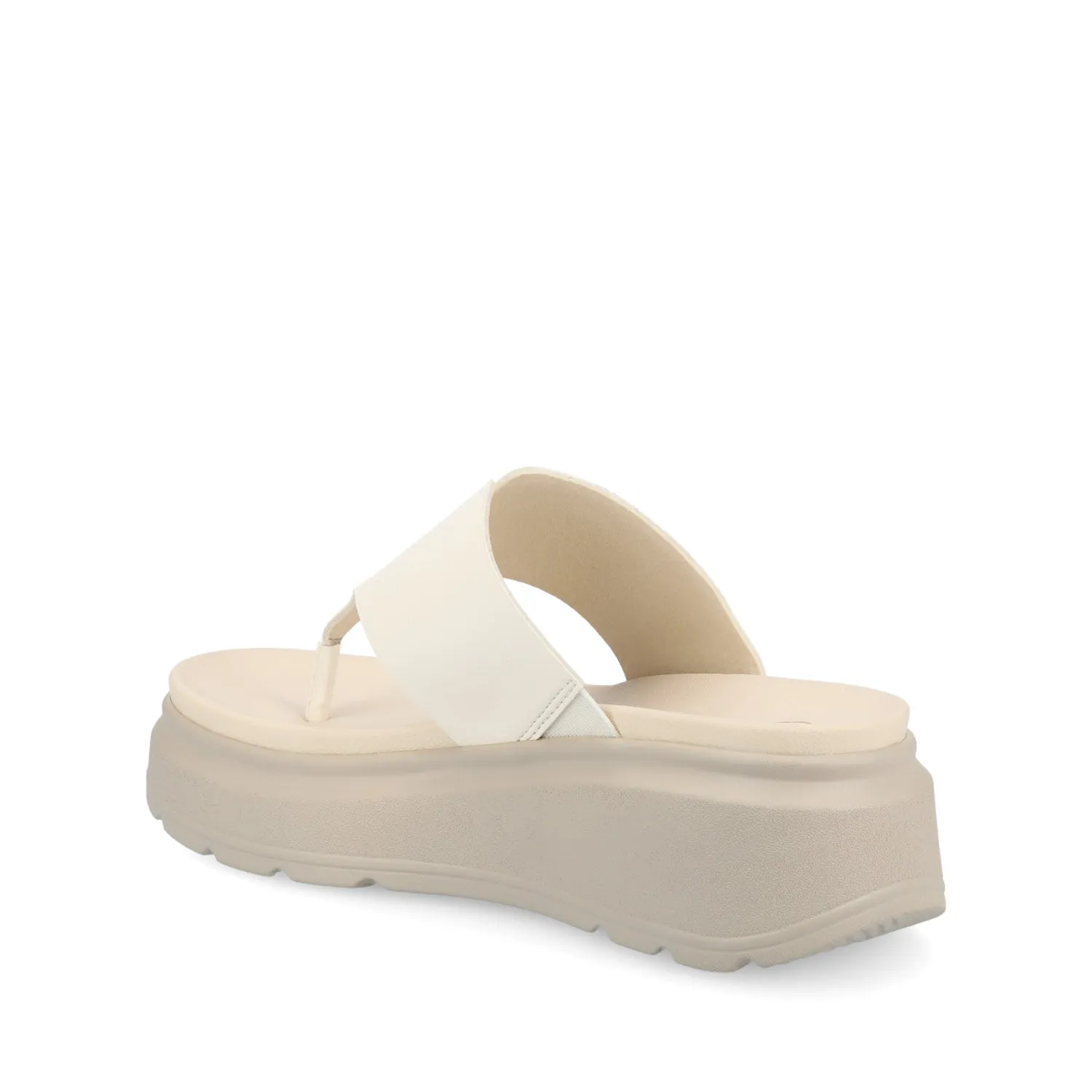 CARAH FLIP FLOP WEDGE SANDALS off time