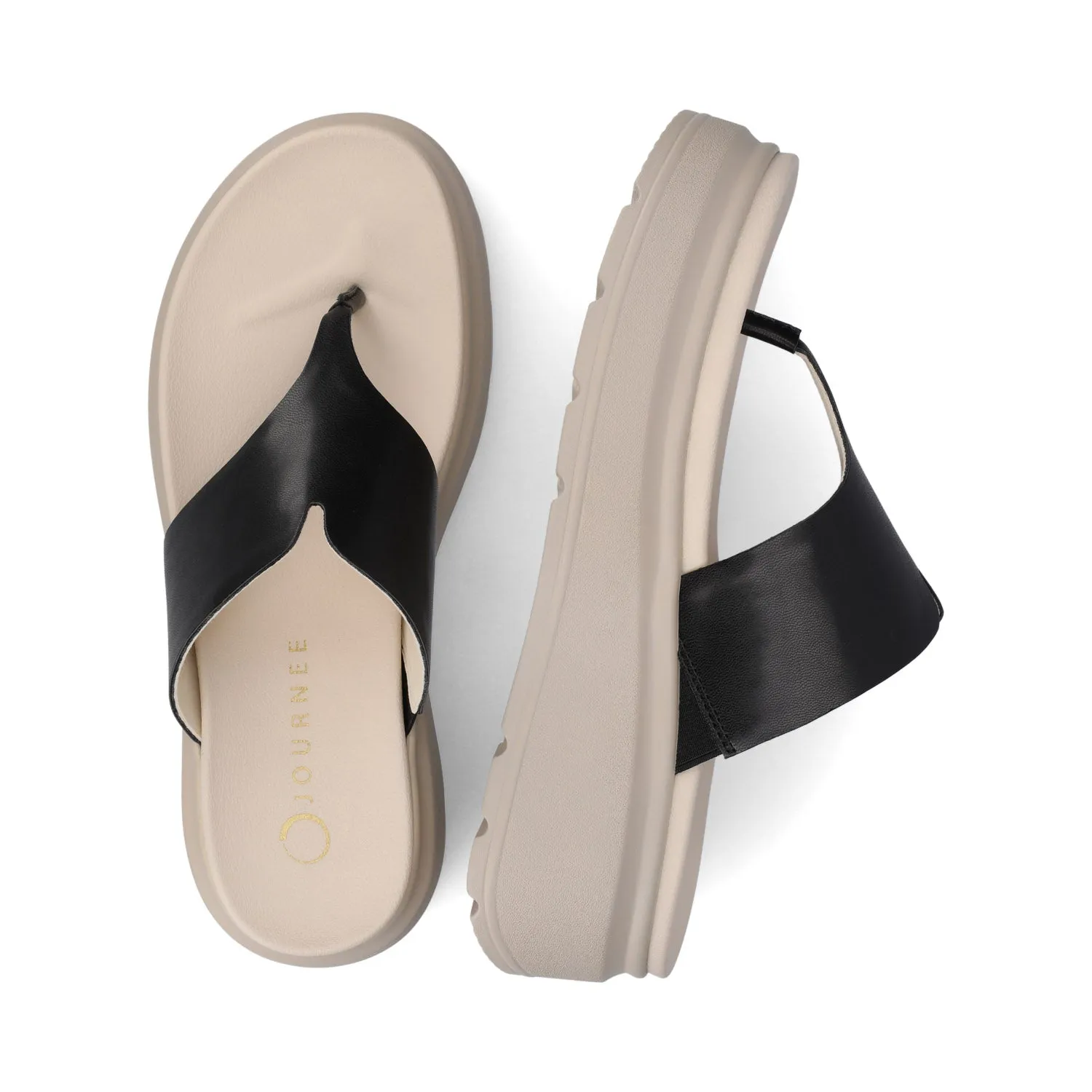 CARAH FLIP FLOP WEDGE SANDALS off time