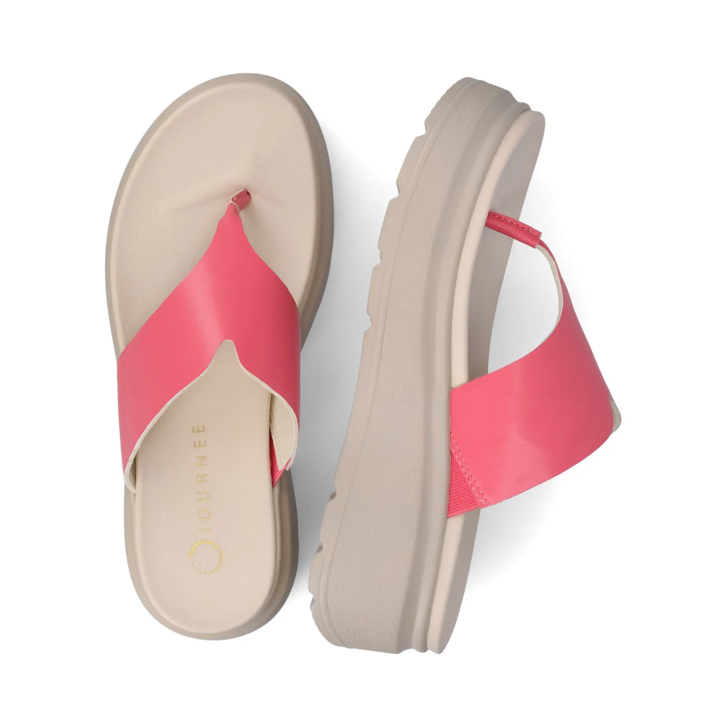 CARAH FLIP FLOP WEDGE SANDALS off time