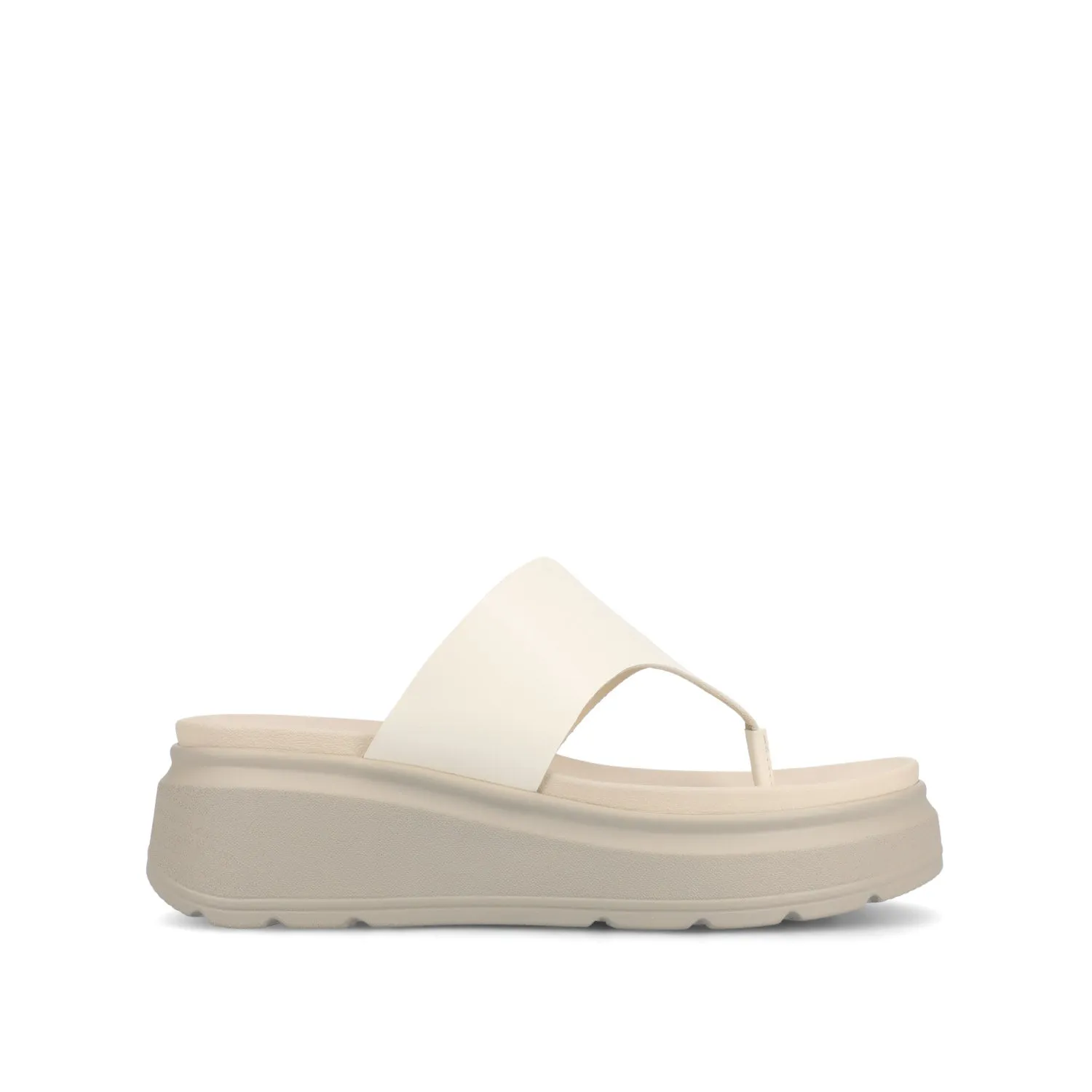 CARAH FLIP FLOP WEDGE SANDALS off time