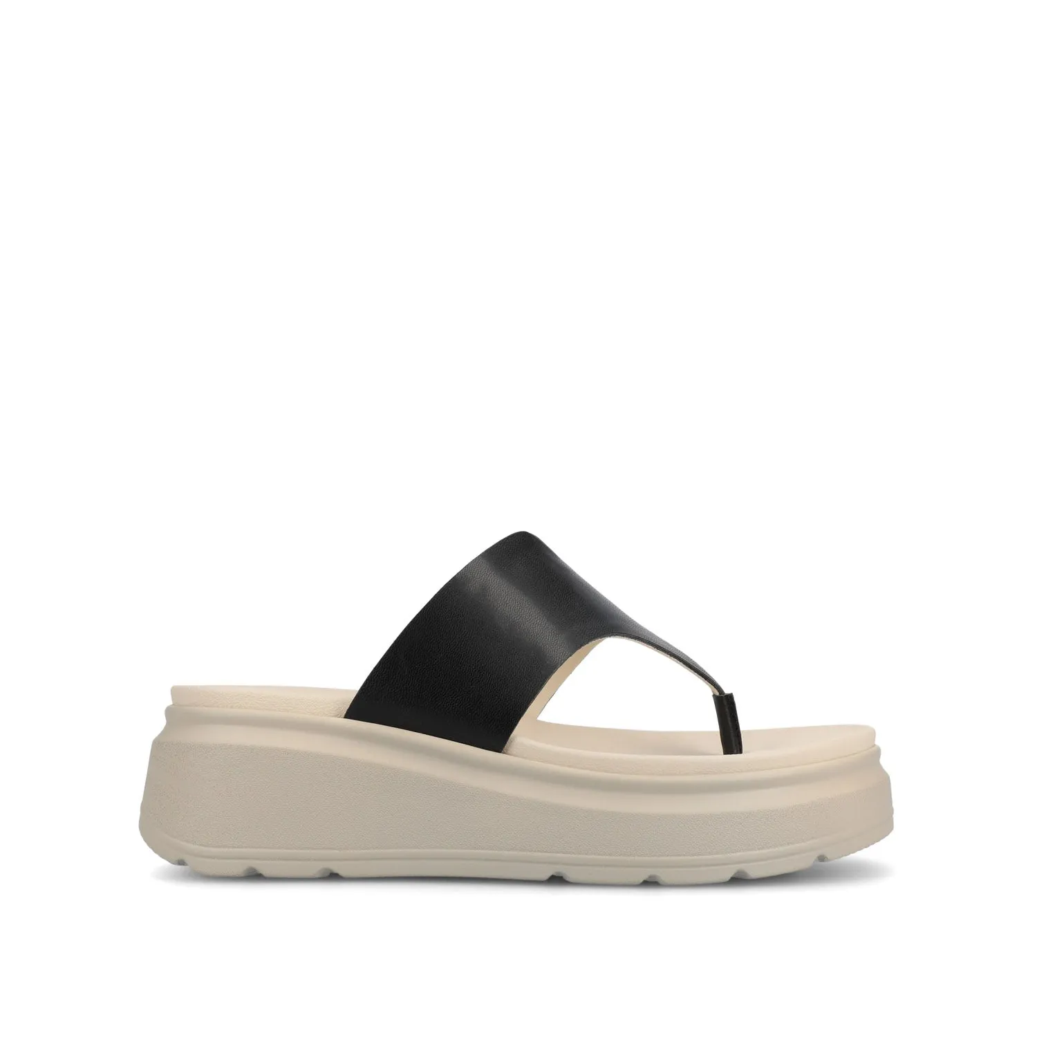 CARAH FLIP FLOP WEDGE SANDALS off time