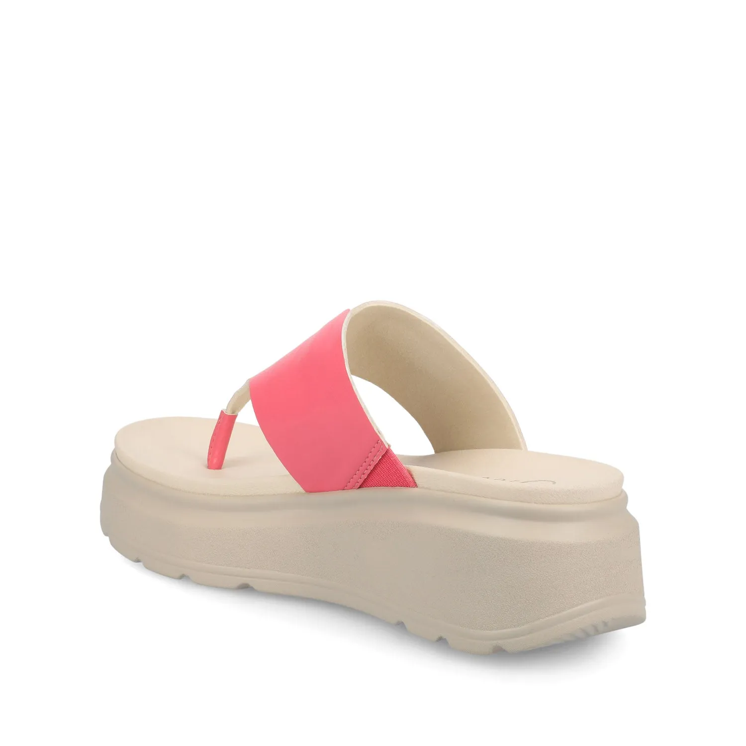CARAH FLIP FLOP WEDGE SANDALS off time