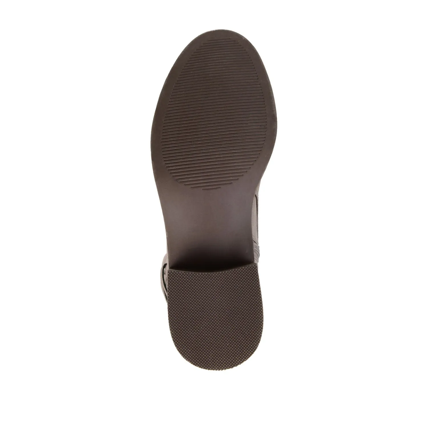 CARLY RIDING BOOTS IN FAUX LEATHER chunky edge
