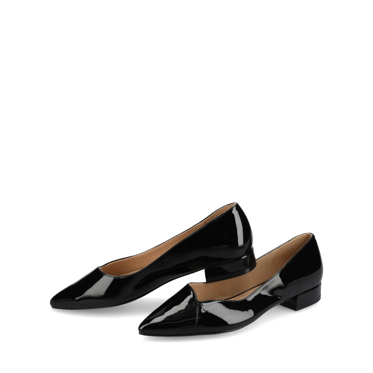 CARMIN SLIP ON DRESS FLATS navy neat