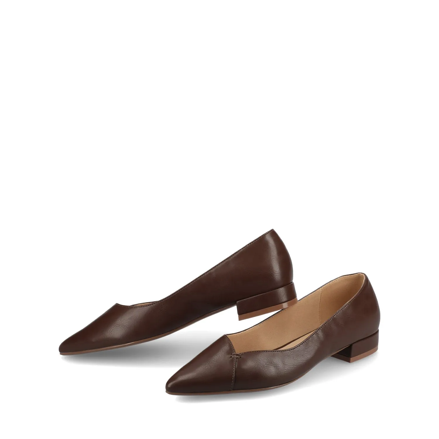 CARMIN SLIP ON DRESS FLATS navy neat